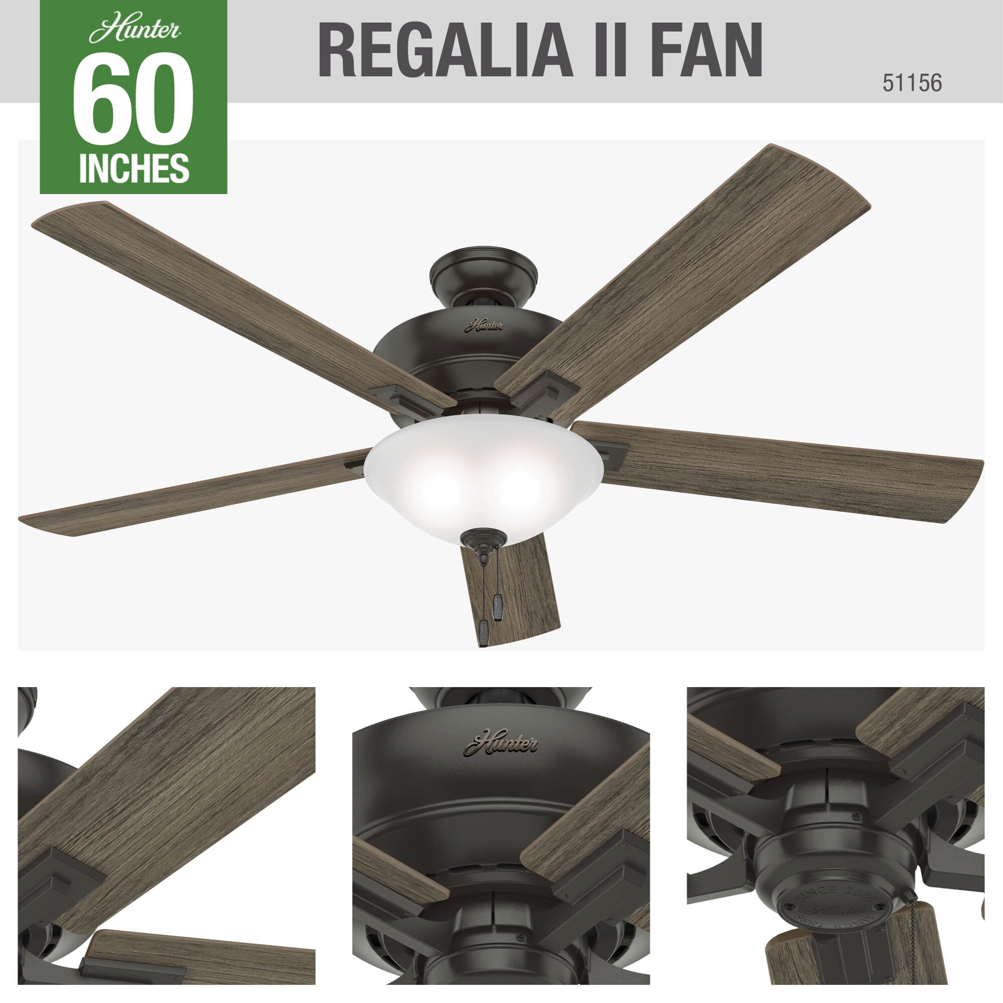 Hunter Regalia Ceiling Fan Parts Shelly Lighting