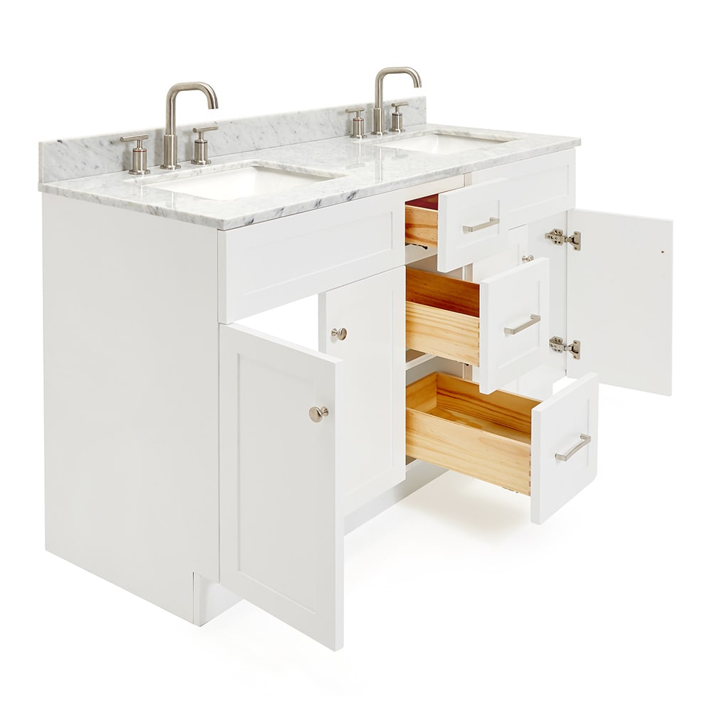 ARIEL F061DCW2RVOWHT Bath-Vanity-Combo - View #5