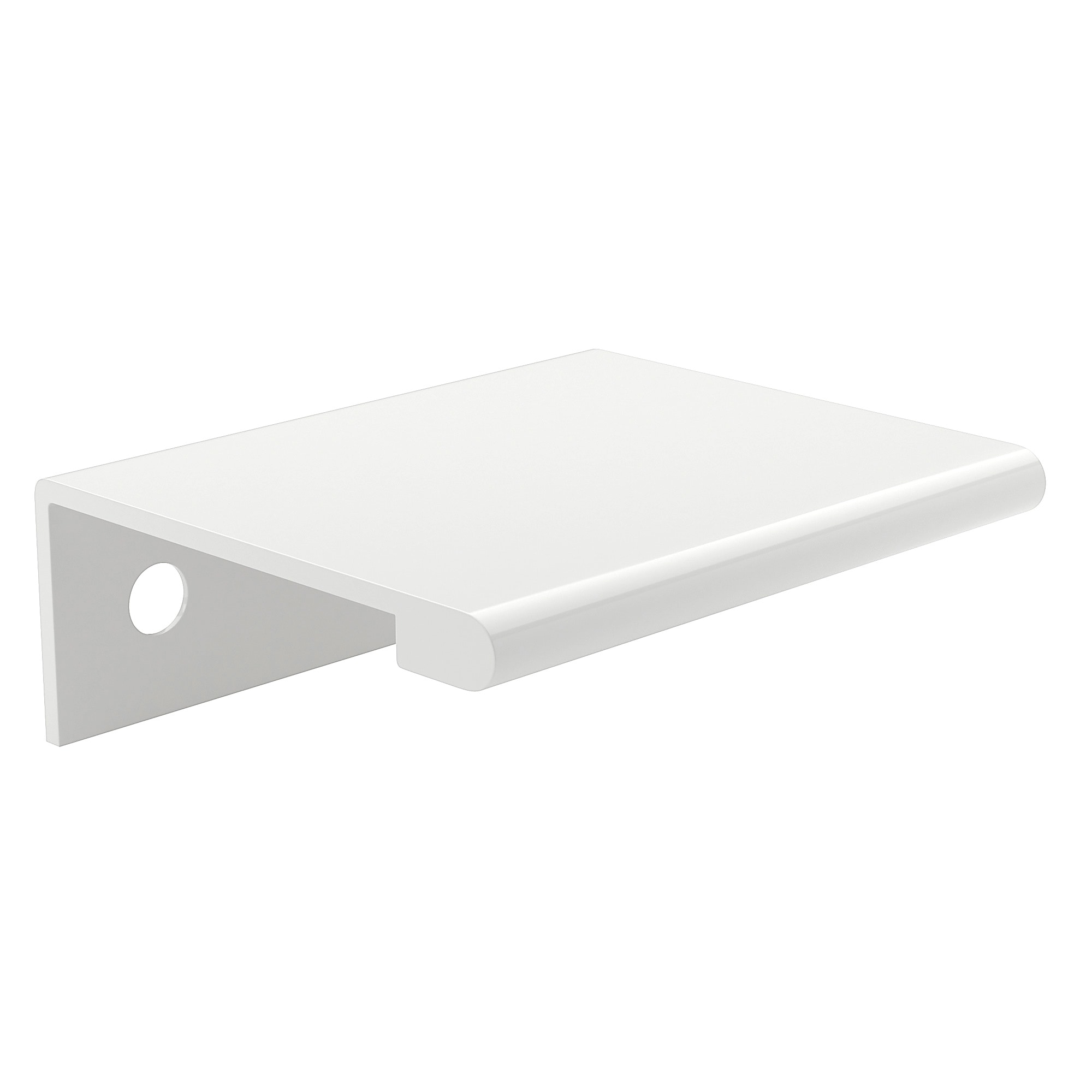 Richelieu BP98983330 Lincoln 1-5/16-in , 33mm Center to Center White Rectangular Edge Drawer Pulls