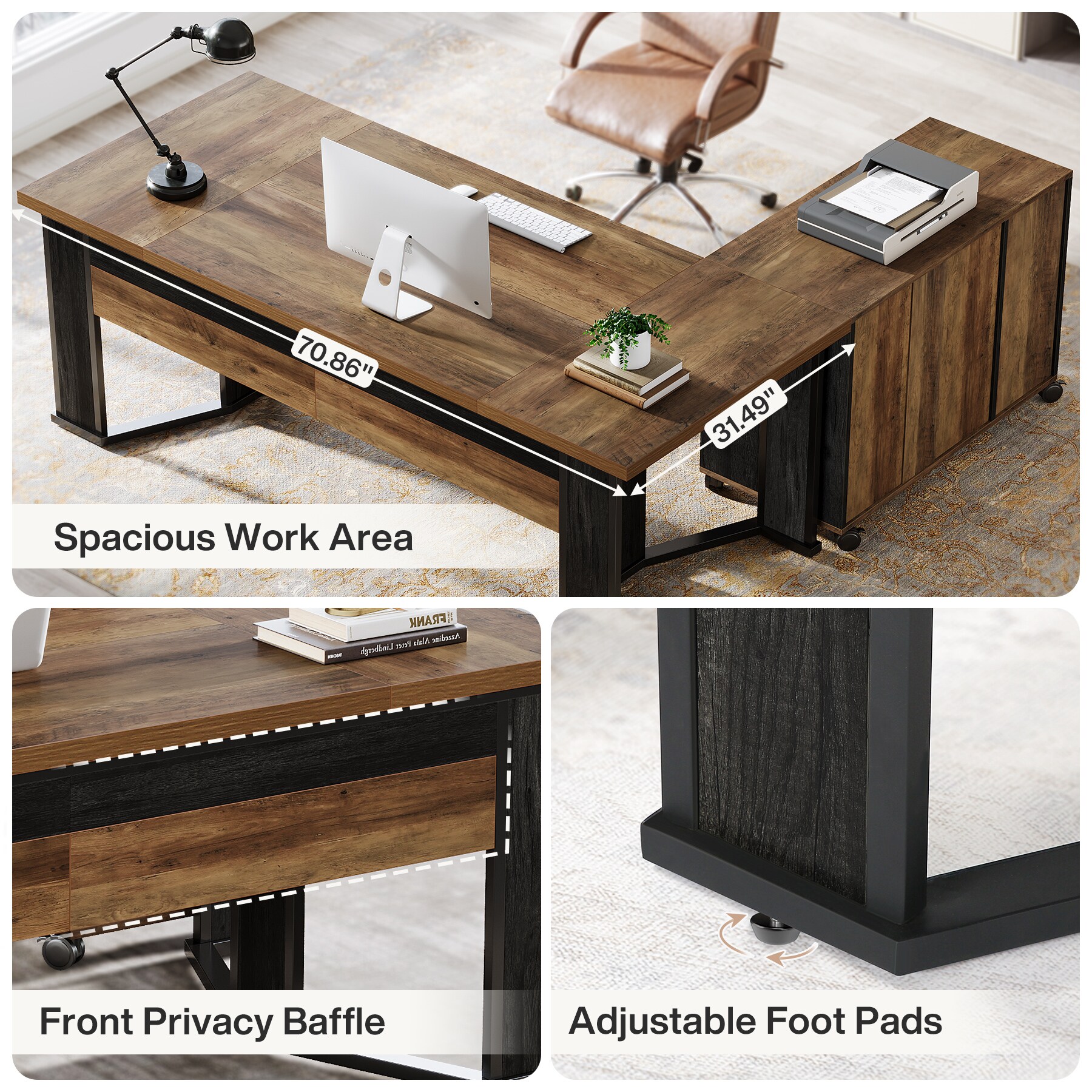 Tribesigns LWOYJL-1234YY desks - View #5