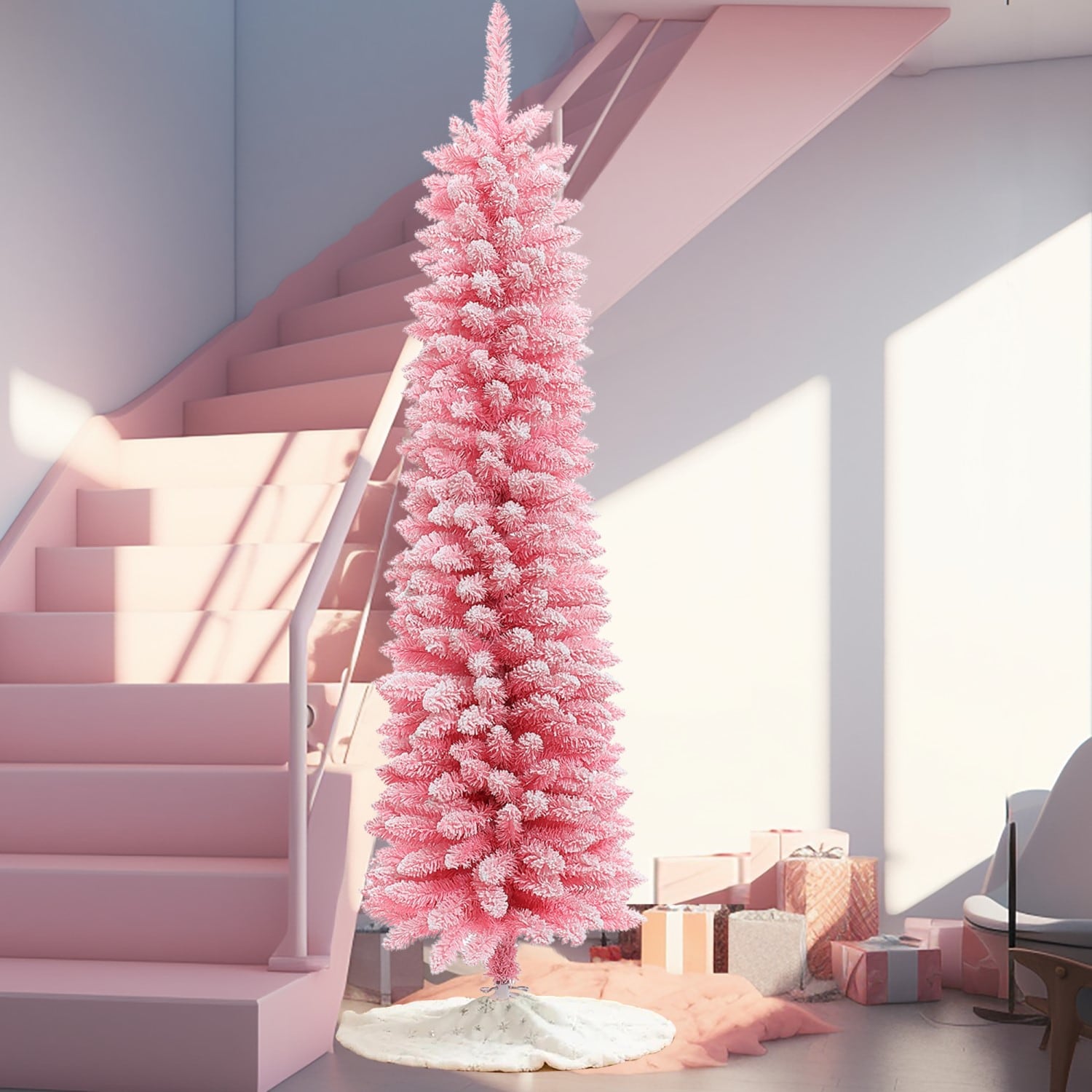 LuxenHome WHAP1781 Artificial-Christmas-Trees - View #9