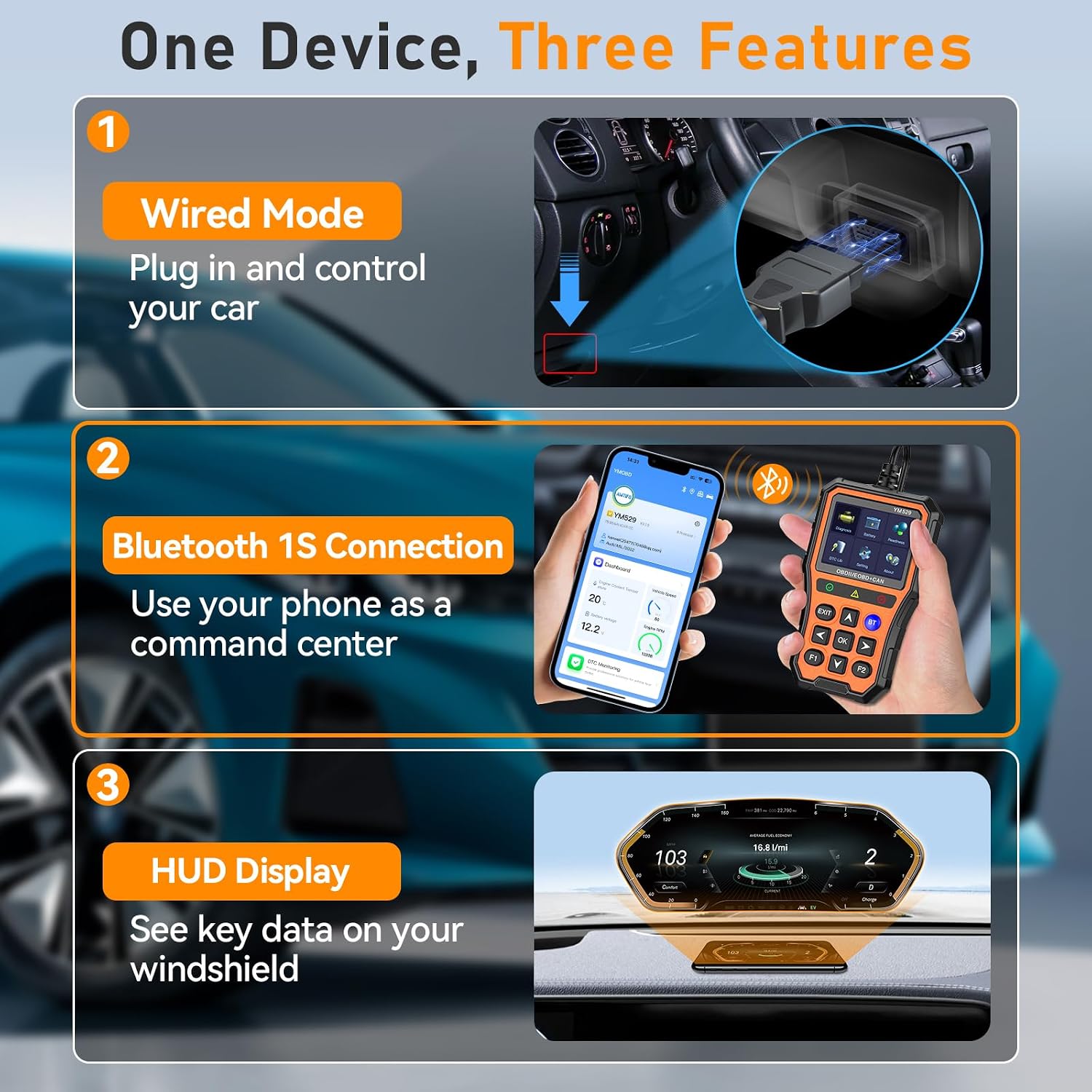 TopDiag Y1-B0F9VRS7FB Auto-Diagnostic-Testing-Tools - View #2