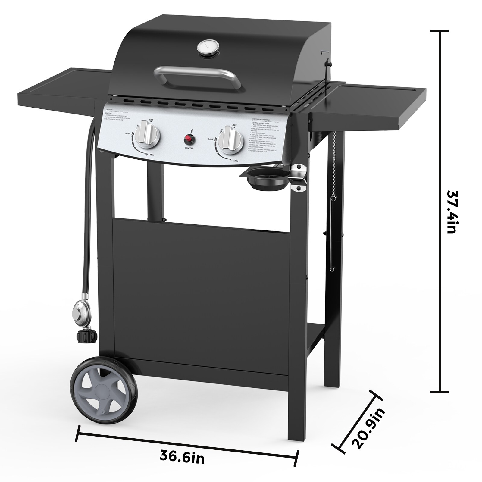 COWSAR LSG8421B Gas-Grill - View #7