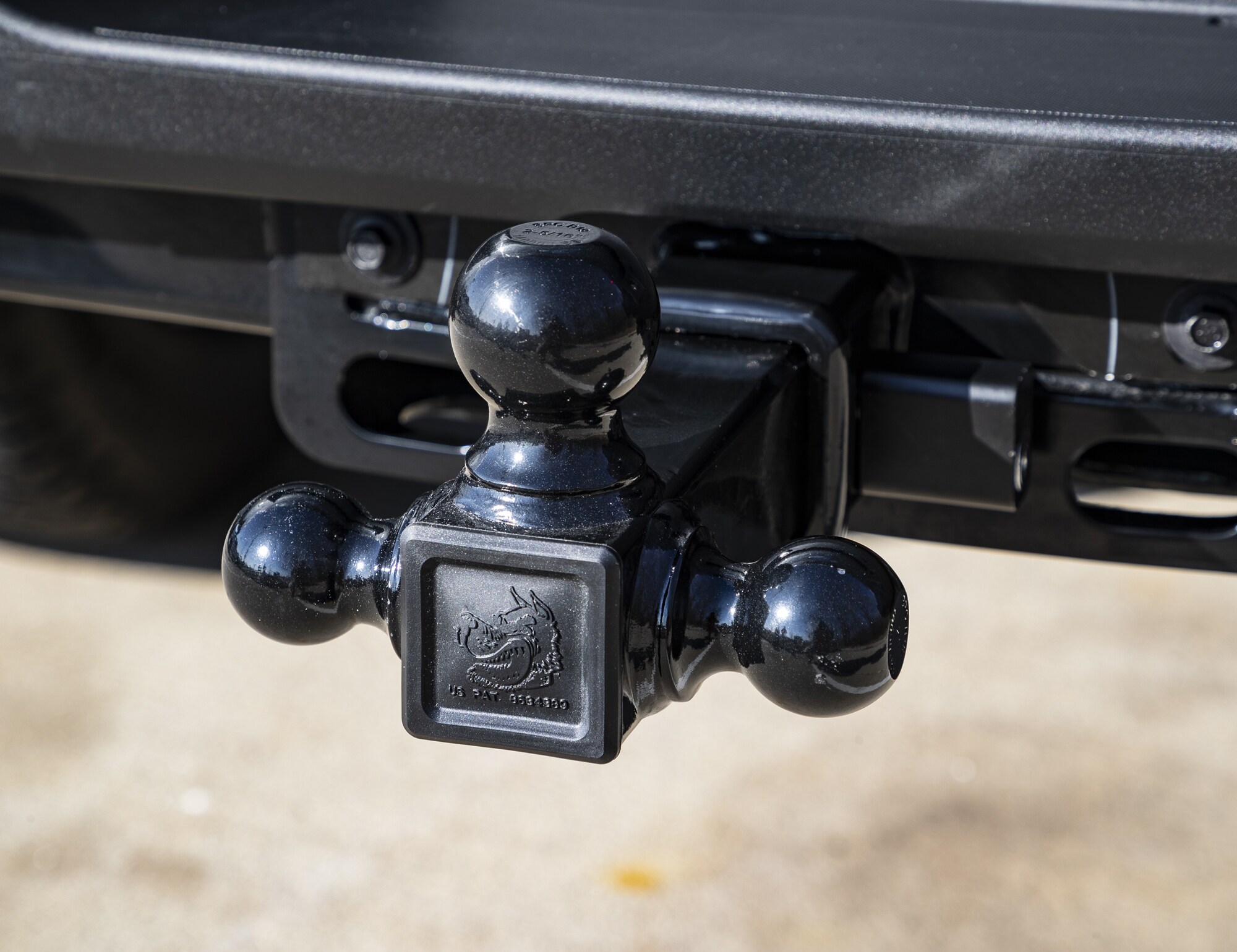 Multi-Ball Trailer Hitch Ball Mount Draw Bar with Hook (2 in. Solid Shank,  1-7/8 in., 2 in. & 2-5/16 in. Chrome Balls)