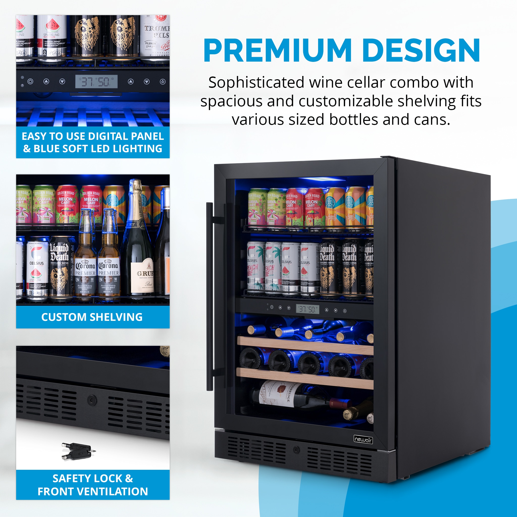 NewAir AWB-401DB-B Wine-Chillers - View #6