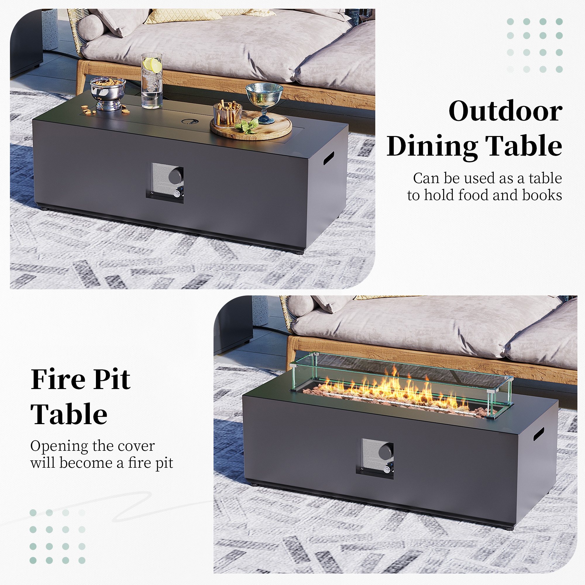 Patio Watcher LS-42T-FX-DG-WB Outdoor-Gas-Firepits - View #8