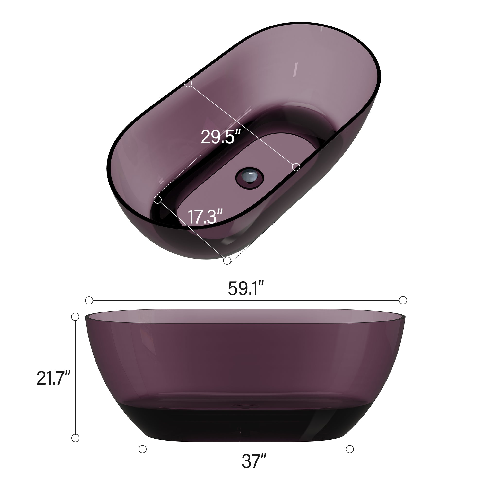 Boyel Living BL038R1500PP bathtubs - View #2