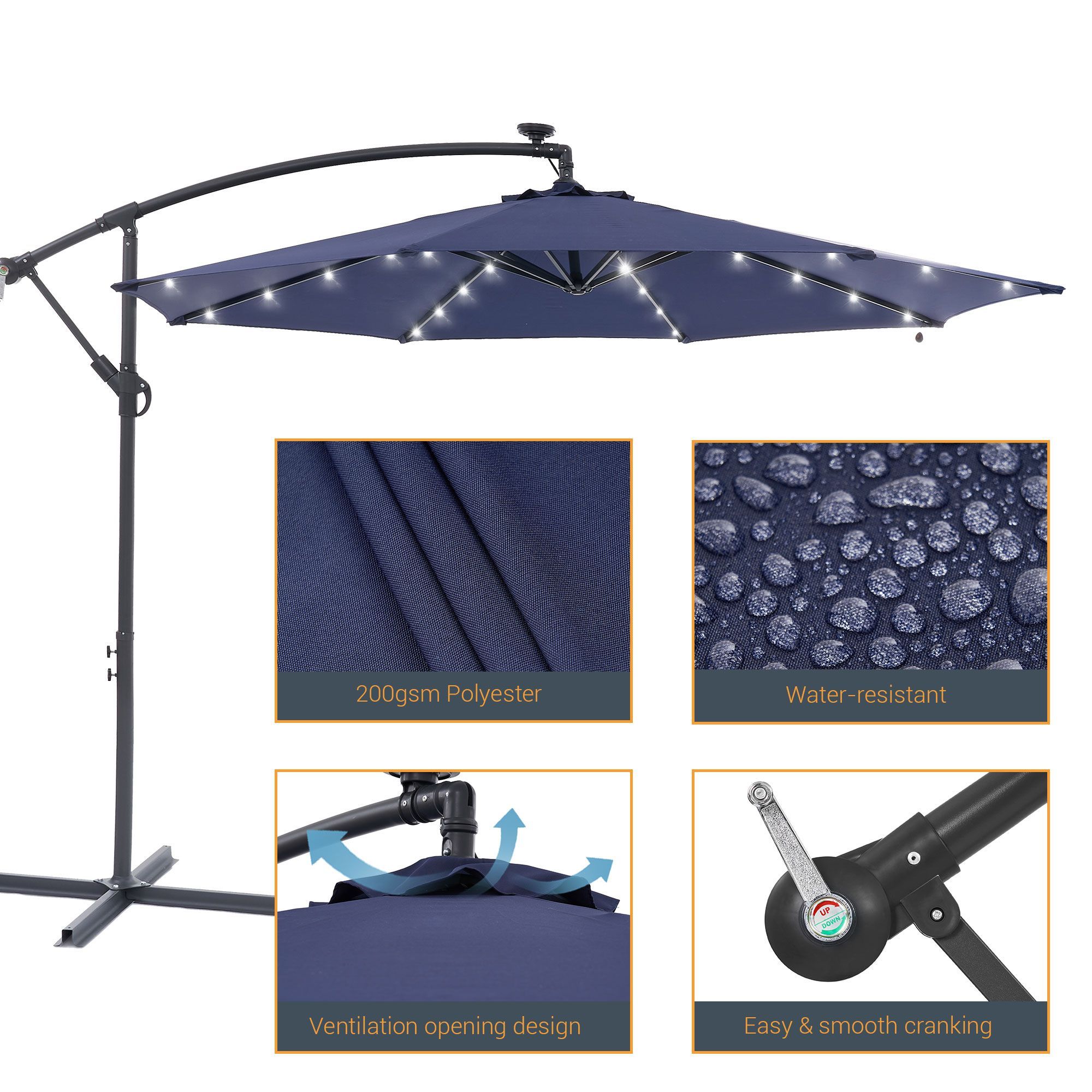 Sonkuki SD-R10L-LED Umbrellas-2 - View #3