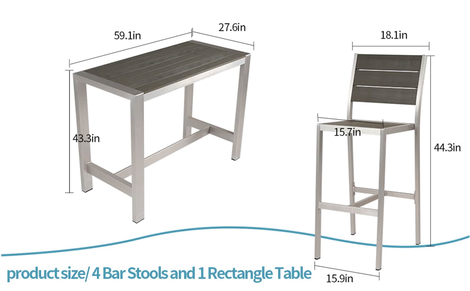 Bybafun YB0600007 Patio-Dining-Sets - View #7
