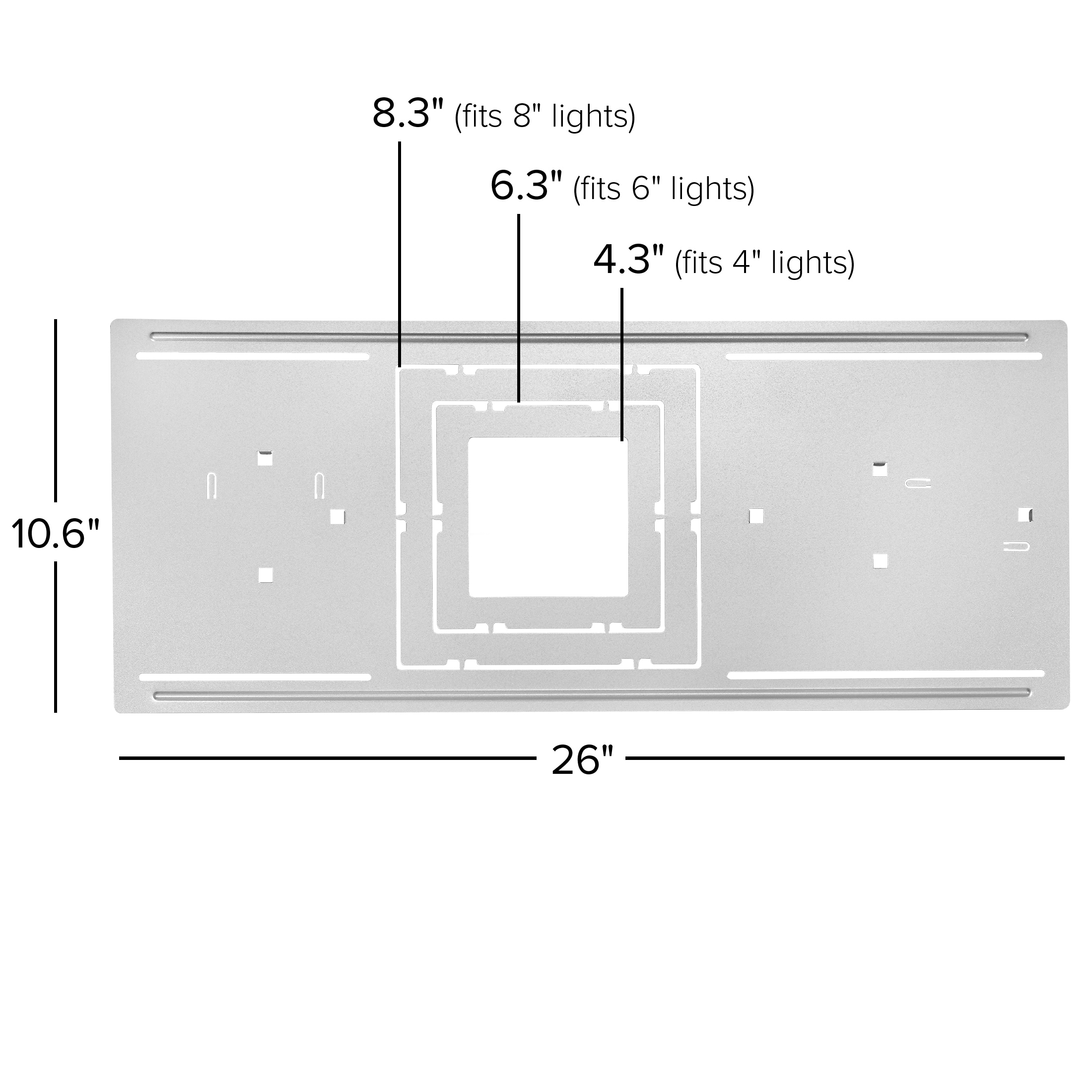Maxxima MRL-S48PLATE-10 Recessed-Ceiling-Light-Seals-Barriers - View #9