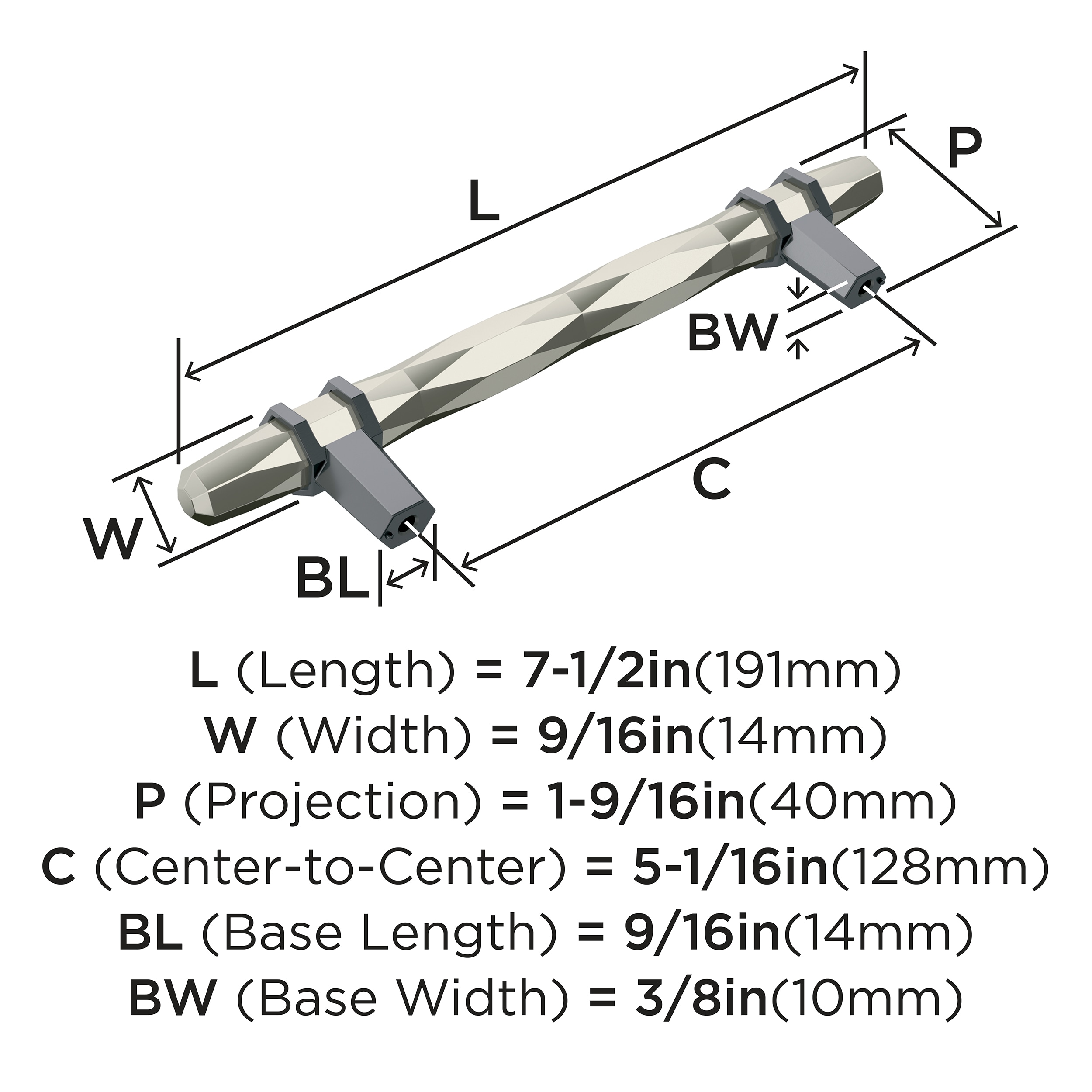 Amerock London Bar Pull