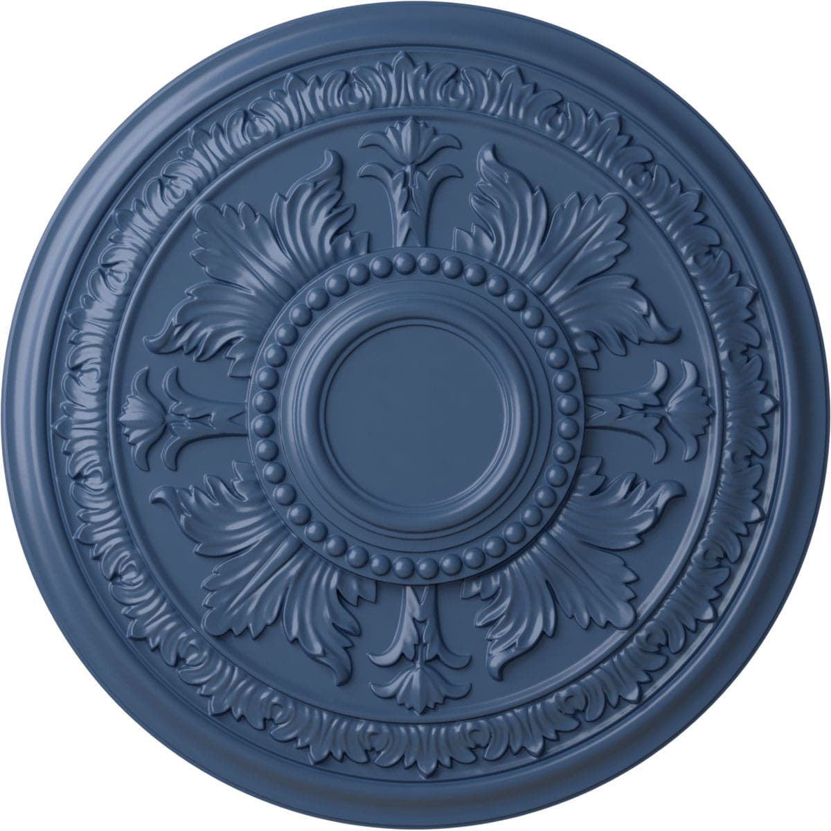 Ekena Millwork CM30TEAMF Tellson 30.625-in W x 30.625-in L Painted Americana Polyurethane Whole Ceiling Medallion