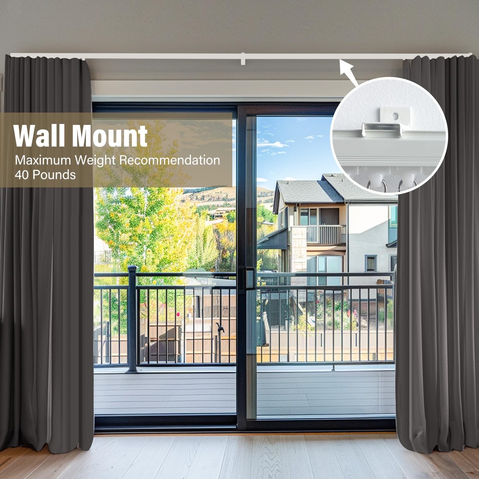 Numhew NHBEN409268 Curtain-Rods - View #4