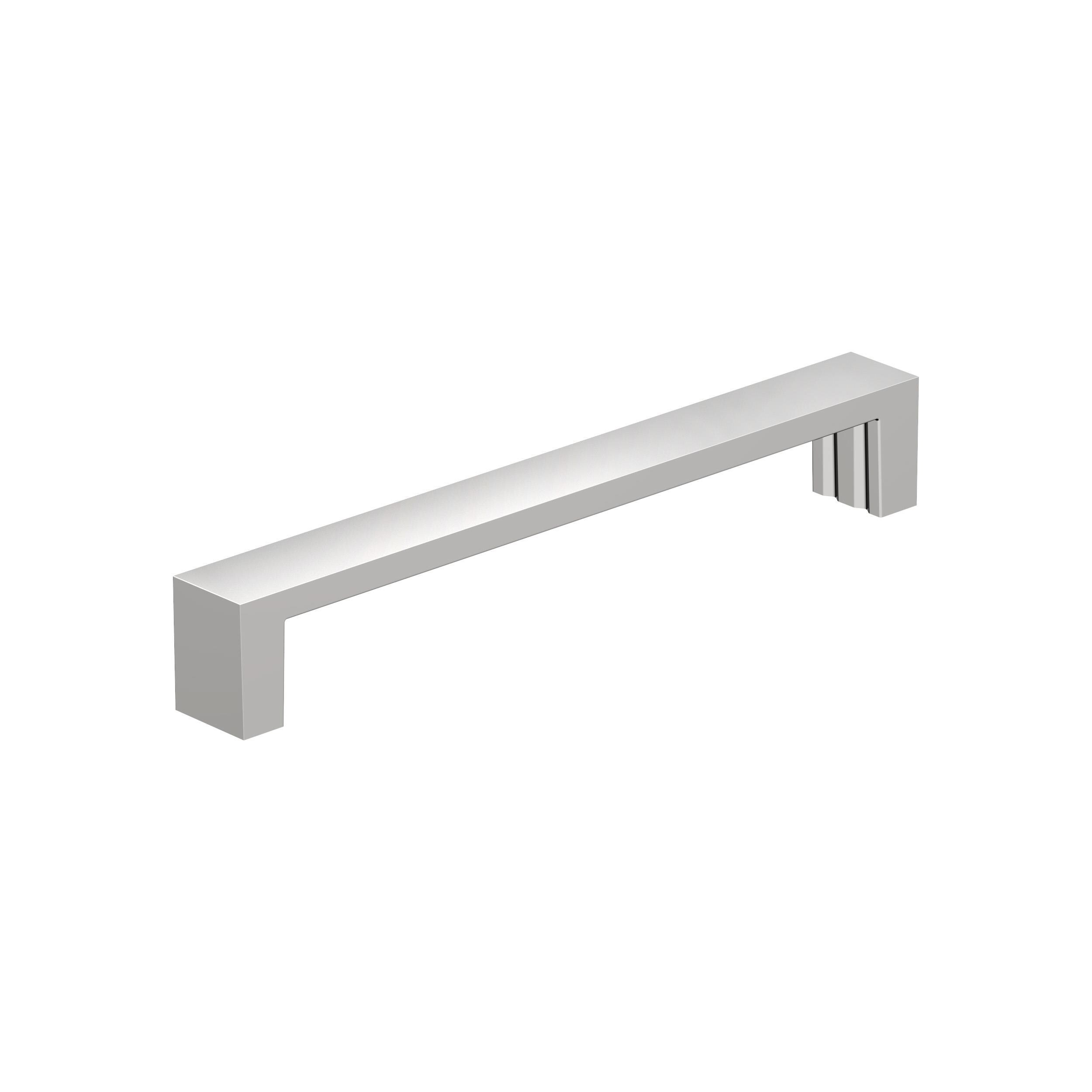 Amerock 10VMP3715326 Augment 6-5/16-in , 160mm Center to Center Polished Chrome Rectangular Bar Drawer Pulls 10 -Pack