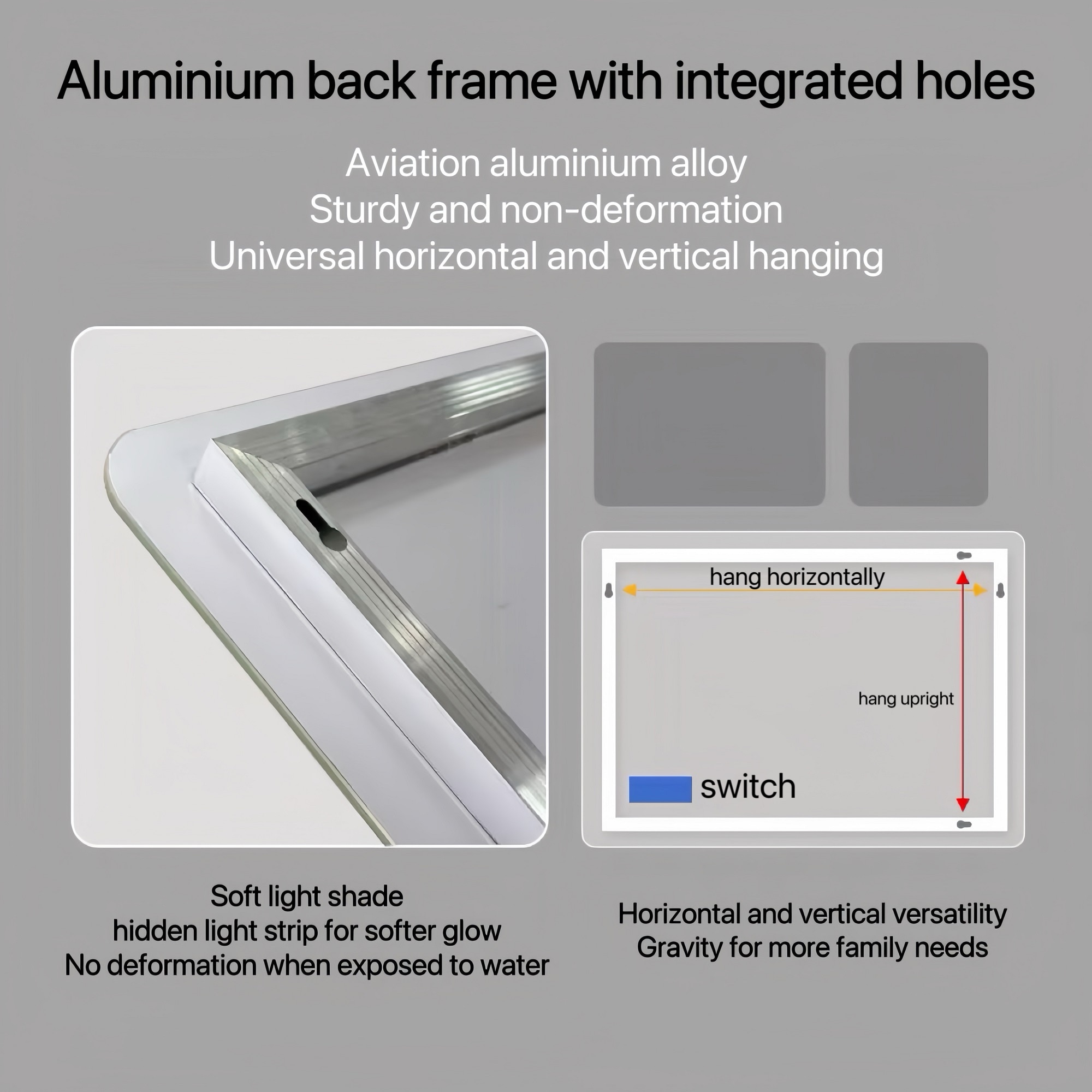ToolCat SF1-11-YT Framed-Bath-Mirrors - View #5