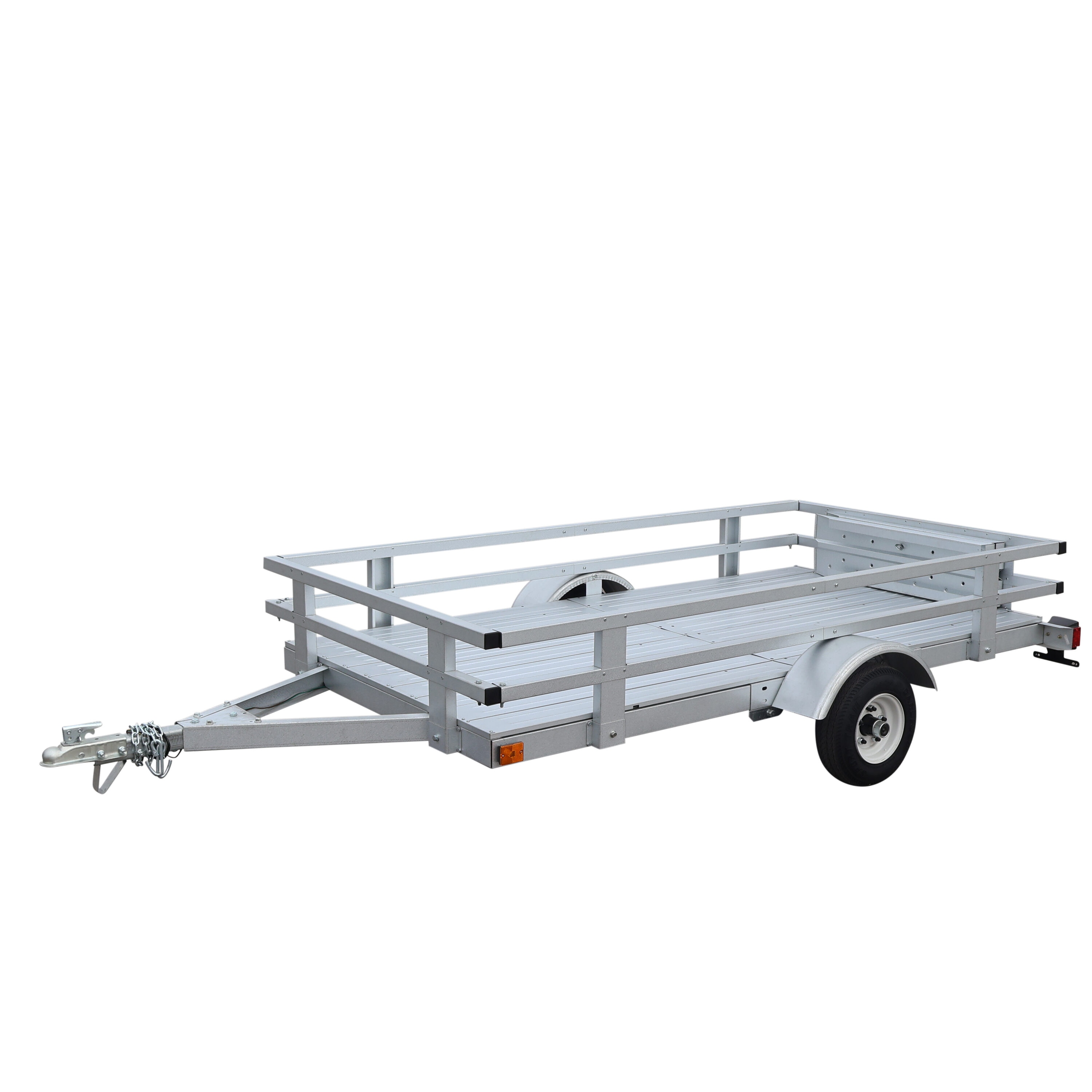 Stirling 505021 4-ft x 8-ft Galvanized steel Utility Trailer with Ramp Gate ( 885-lb Capacity )