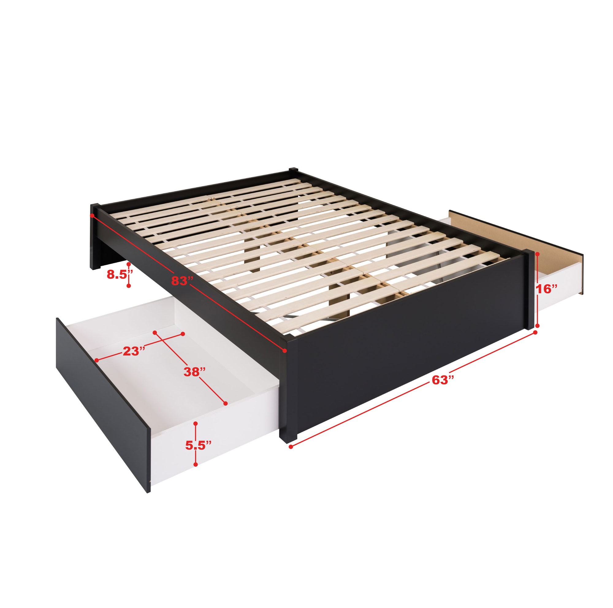 Prepac BBSQ-1302-3K beds - View #7