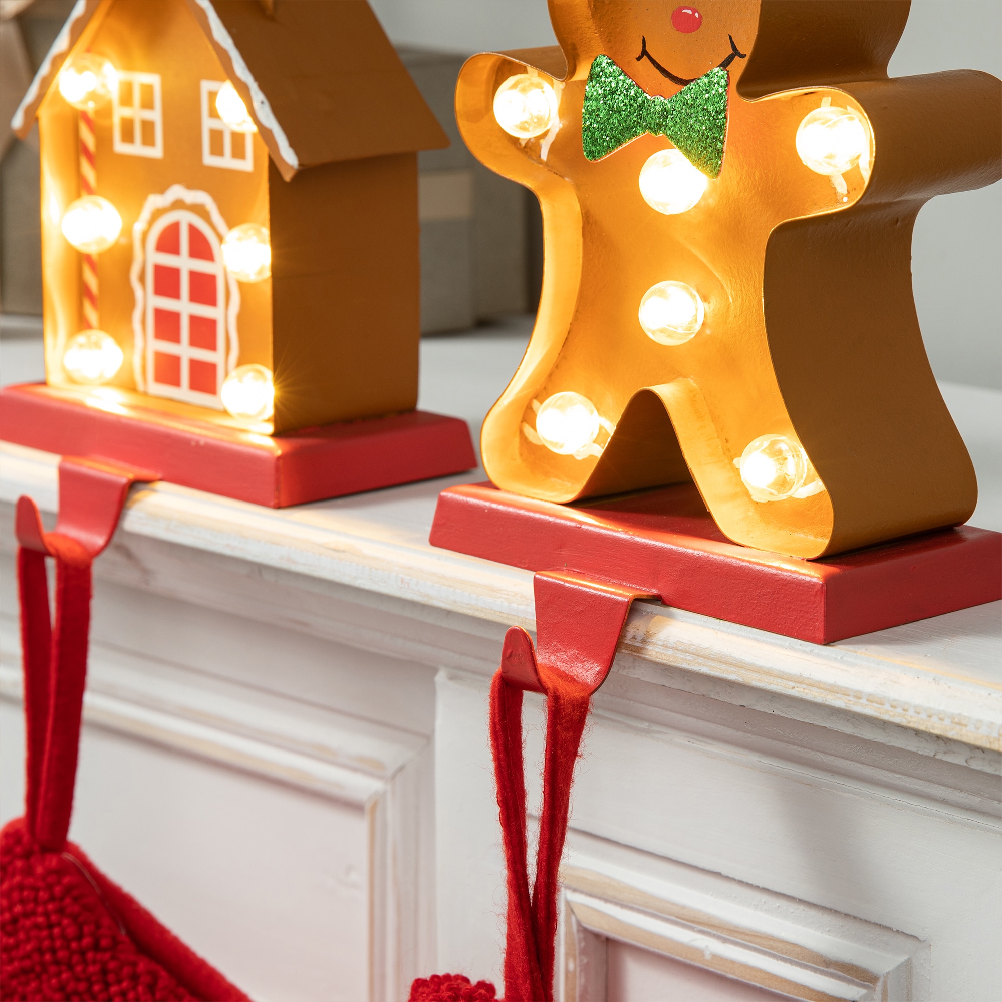 Glitzhome 2005000069 Holiday-Hooks-Hangers-Holders - View #4