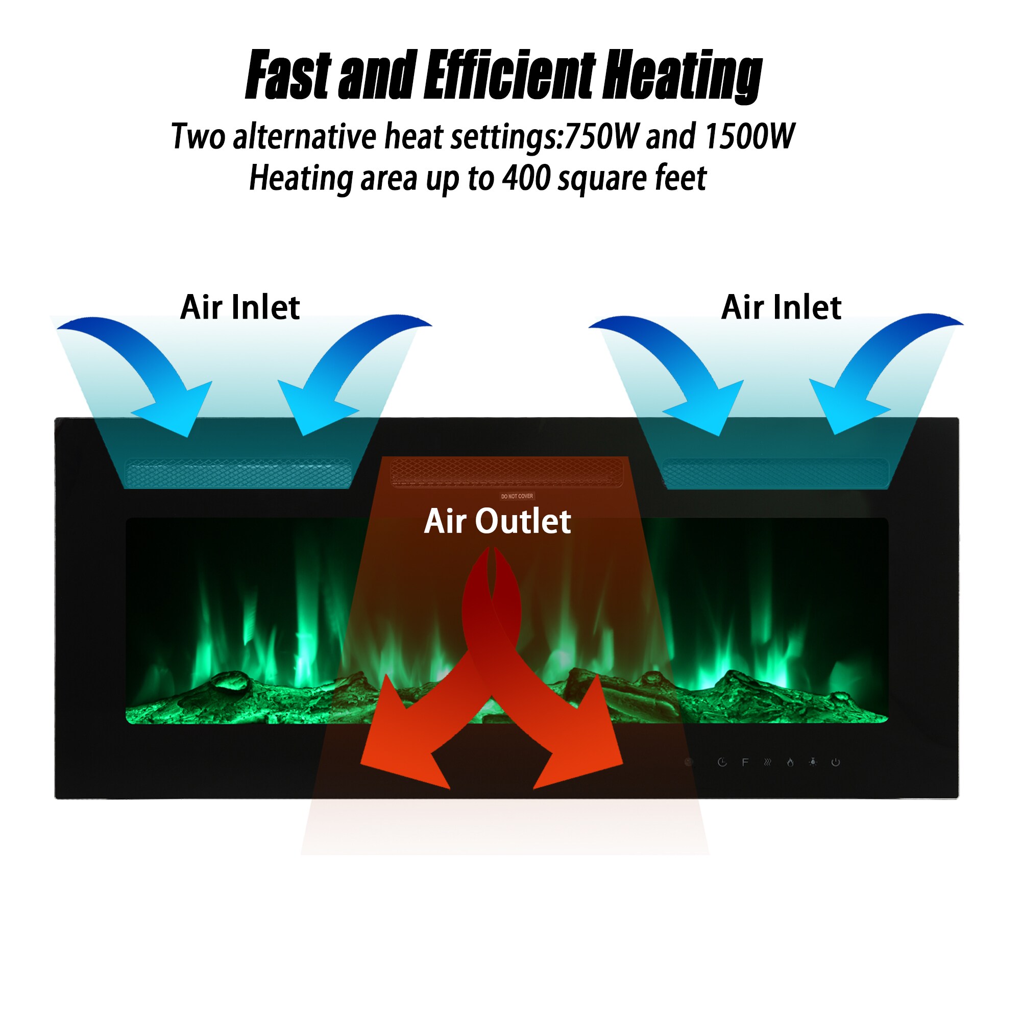 Mondawe MO-EP24726US Electric-Fireplaces - View #7