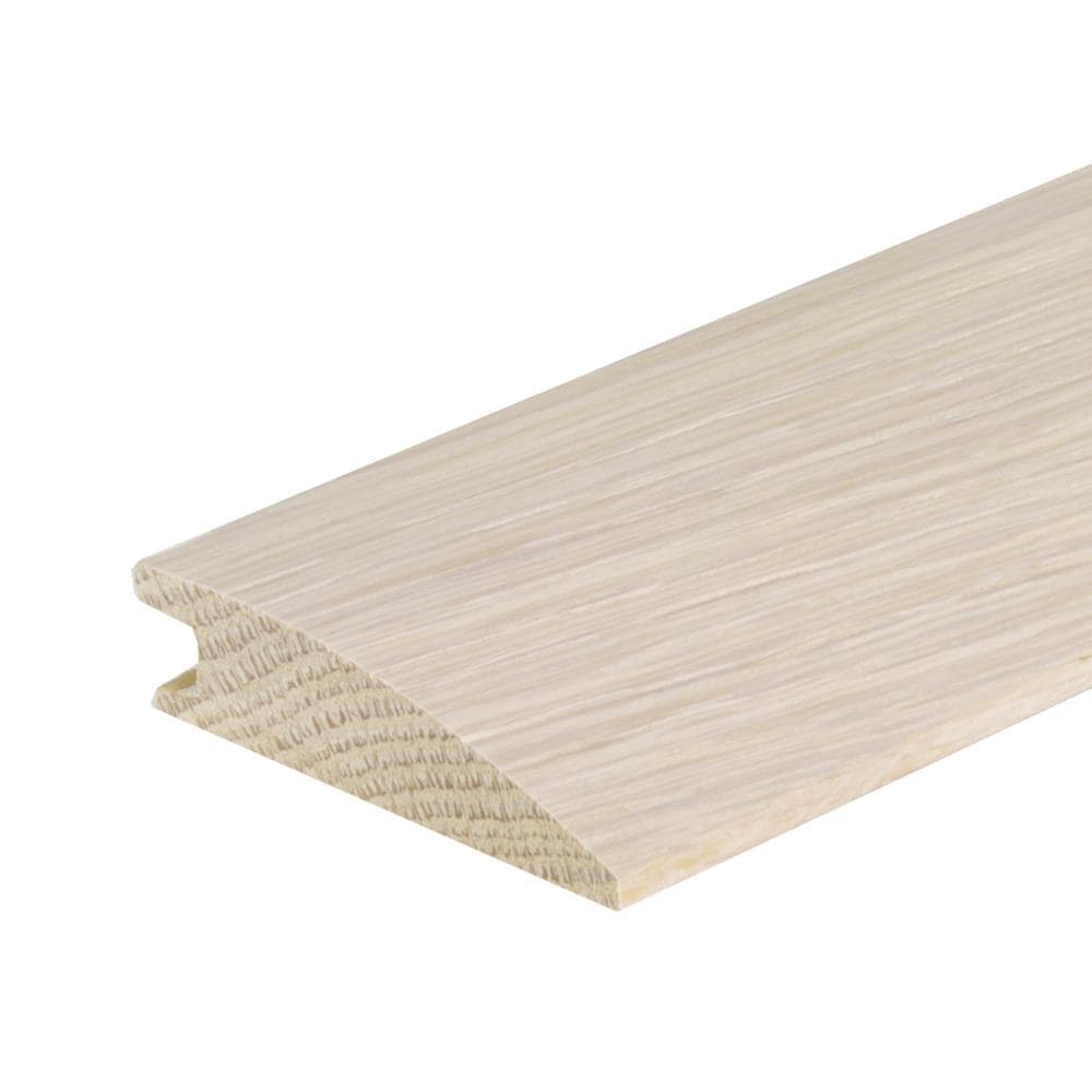 Flexco 954051 Reducer French Oak Mila 0.5-in T x 2-in W x 78-in L Solid wood Reducer