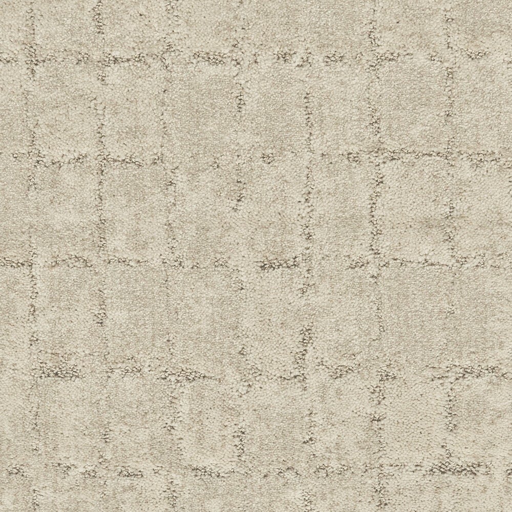 STAINMASTER STP64-L003-0808 (Sample) Mellow Walk Linen Brown 38-oz sq yard Polyester Pattern Indoor Carpet