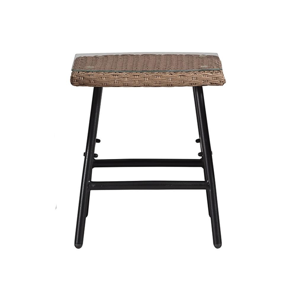 Walker Edison LWRRSSTNL Rectangle Outdoor End Table 16-in W x 18-in L