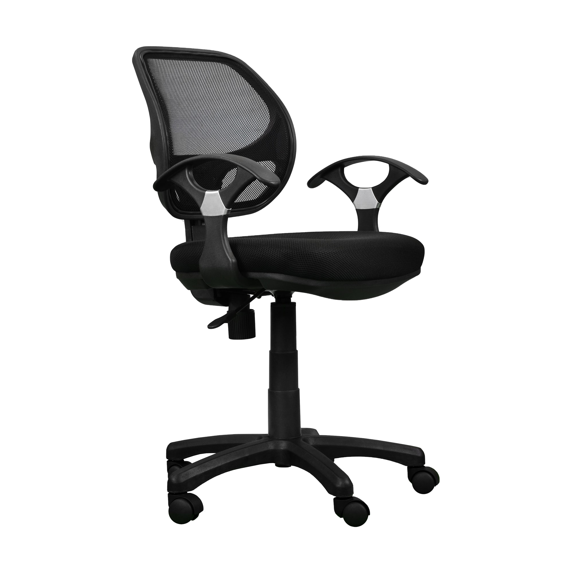 CASAINC Office chair Black Contemporary Ergonomic Adjustable Height ...