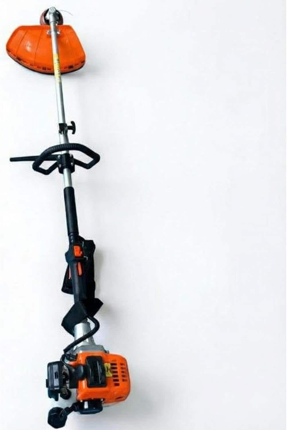Garvee 52cc Weed Wacker Gas Powered 3 in 1 String Trimmer with Shoulder Strap and Handle Grass Cutter Lawn Edger Brush Cutter Weed Eater Powerful Outdoor Grass Trimmer for Garden Lawn Care Orange