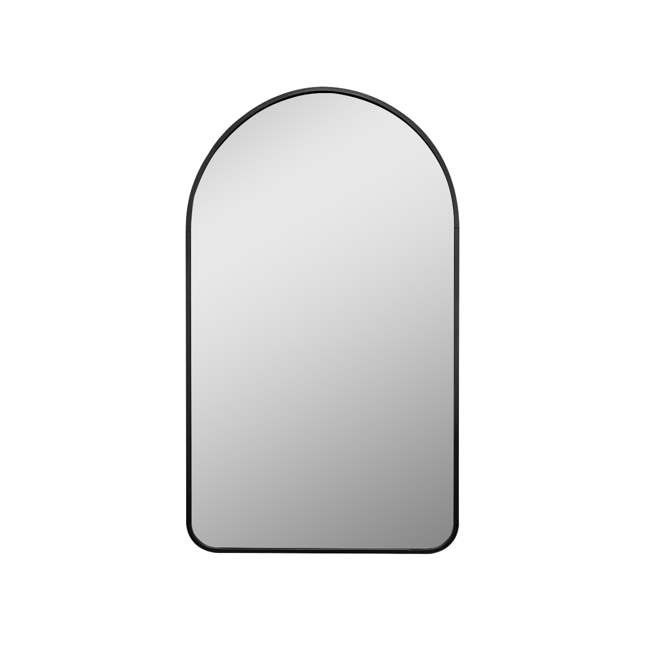 Decor Wonderland B803LK En Passant 19.5-Inches x 31.0-Inches Framed Arch Bathroom Vanity Mirror ( Black )