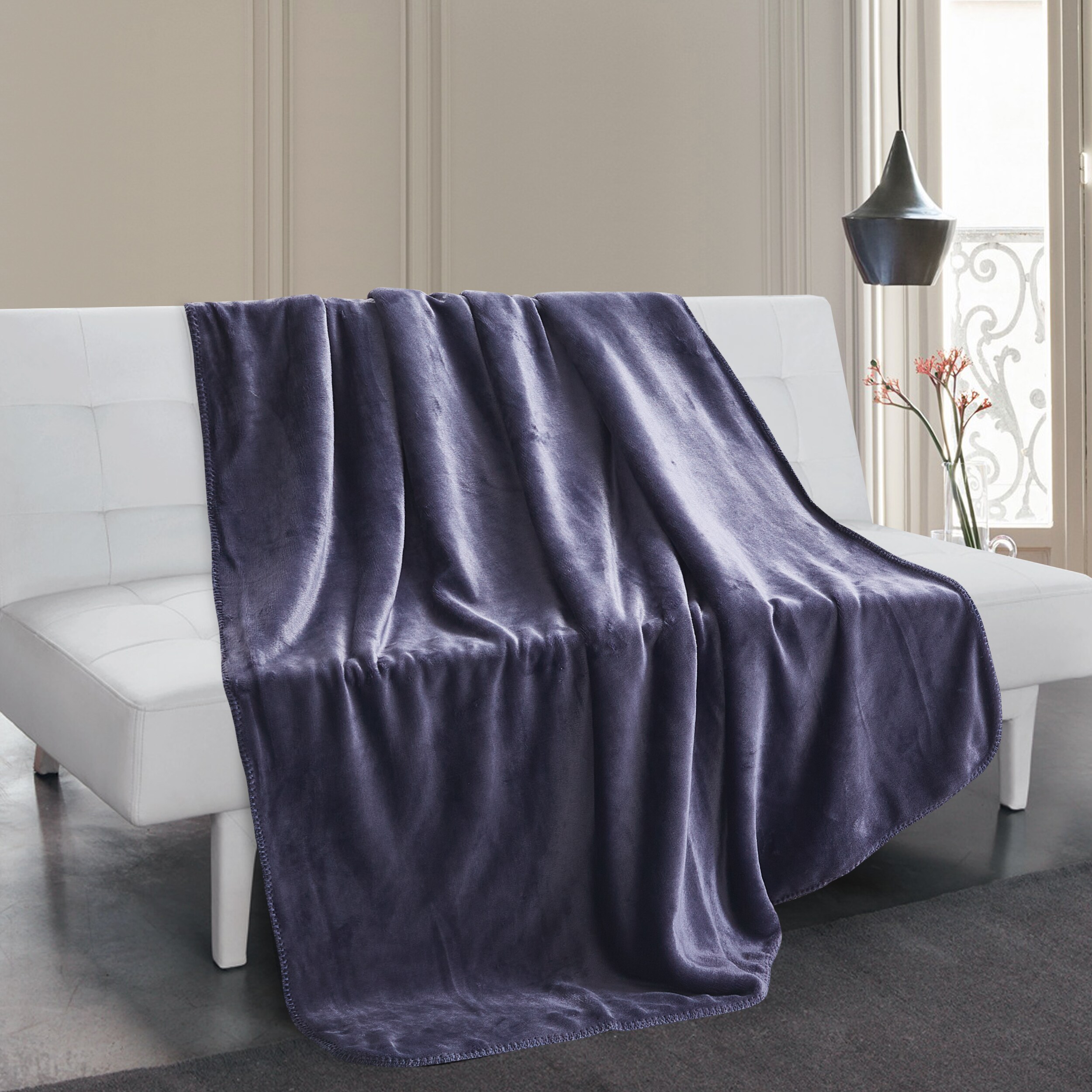 Thesis 01145 Midnight 50-in x 70-in Throw