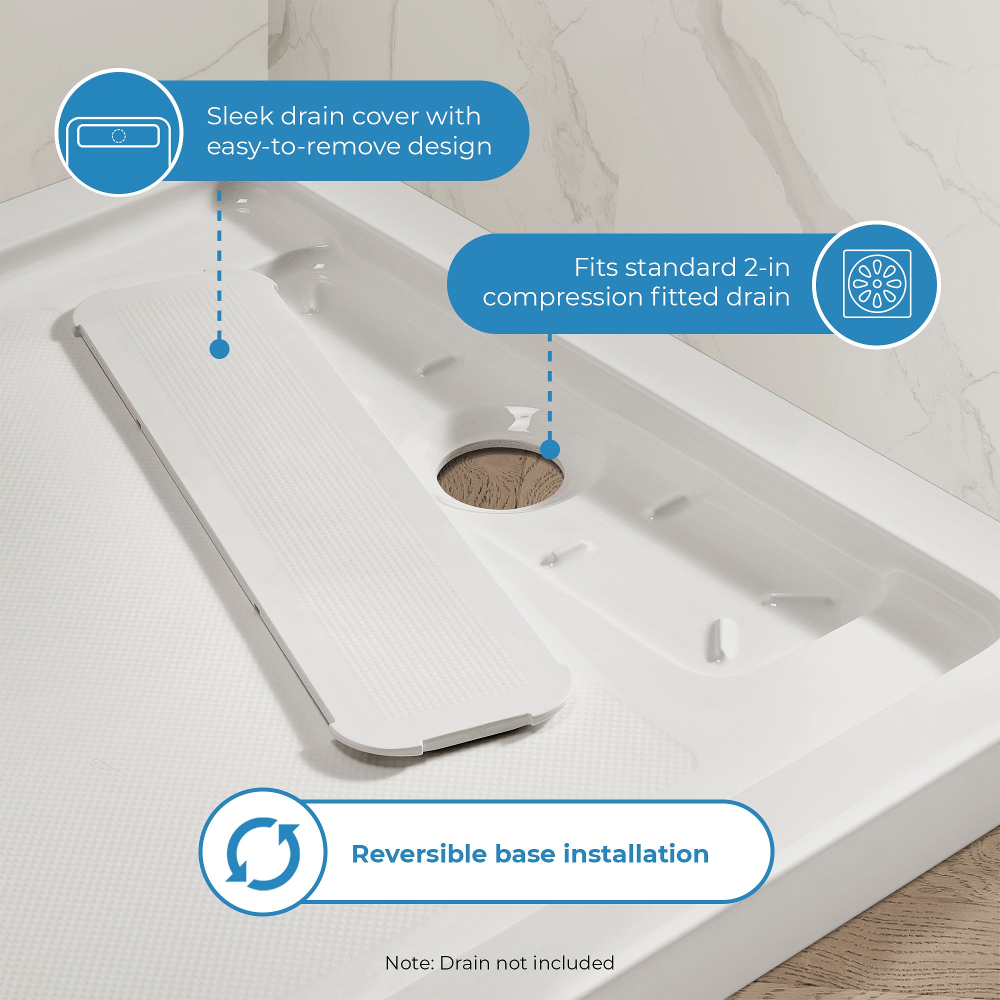 OVE Decors 15SKS-PASA48-GBW Alcove-Shower-Kit - View #11