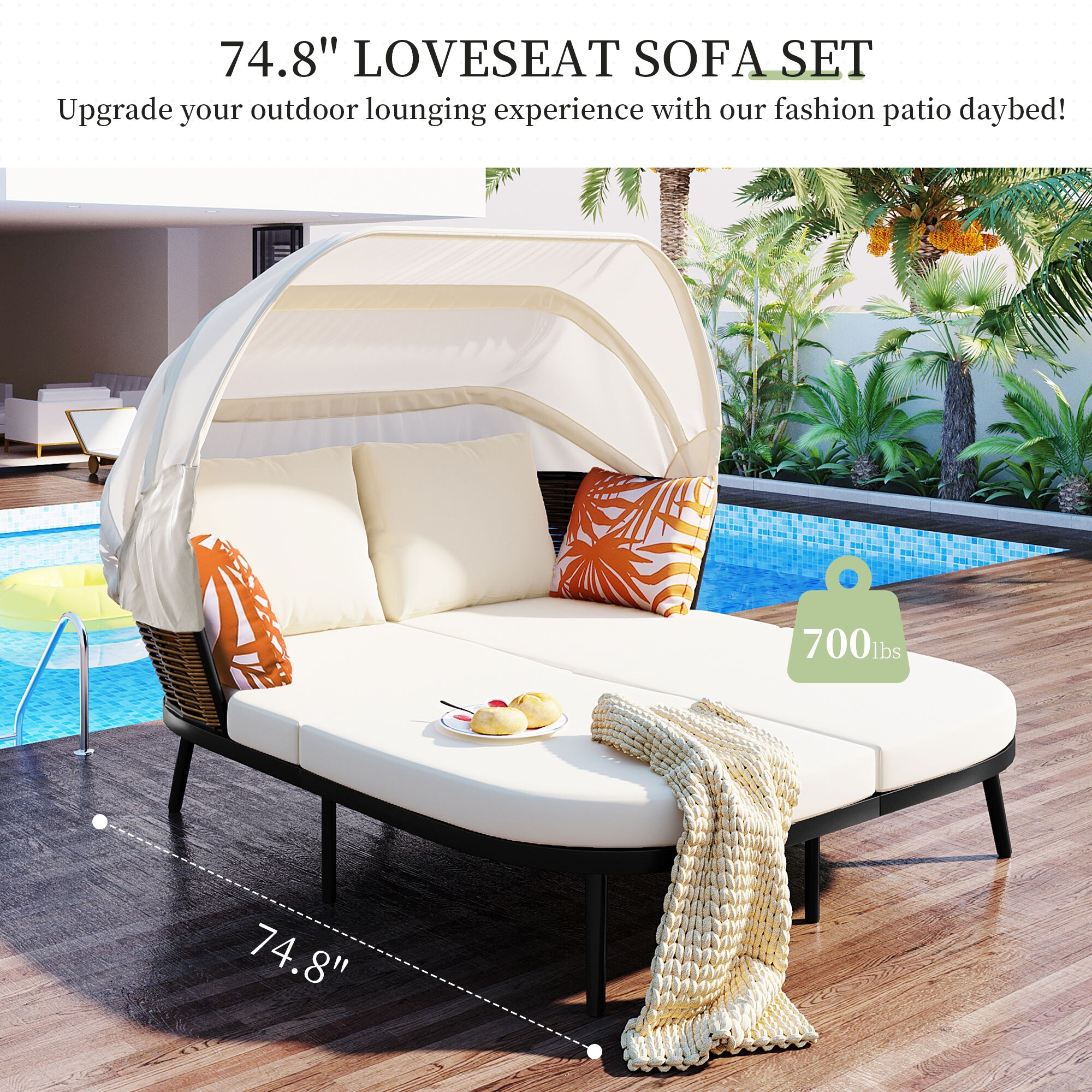 JIMSMAISON BOTMPDB09BEG Patio-Sofas-Daybeds - View #4