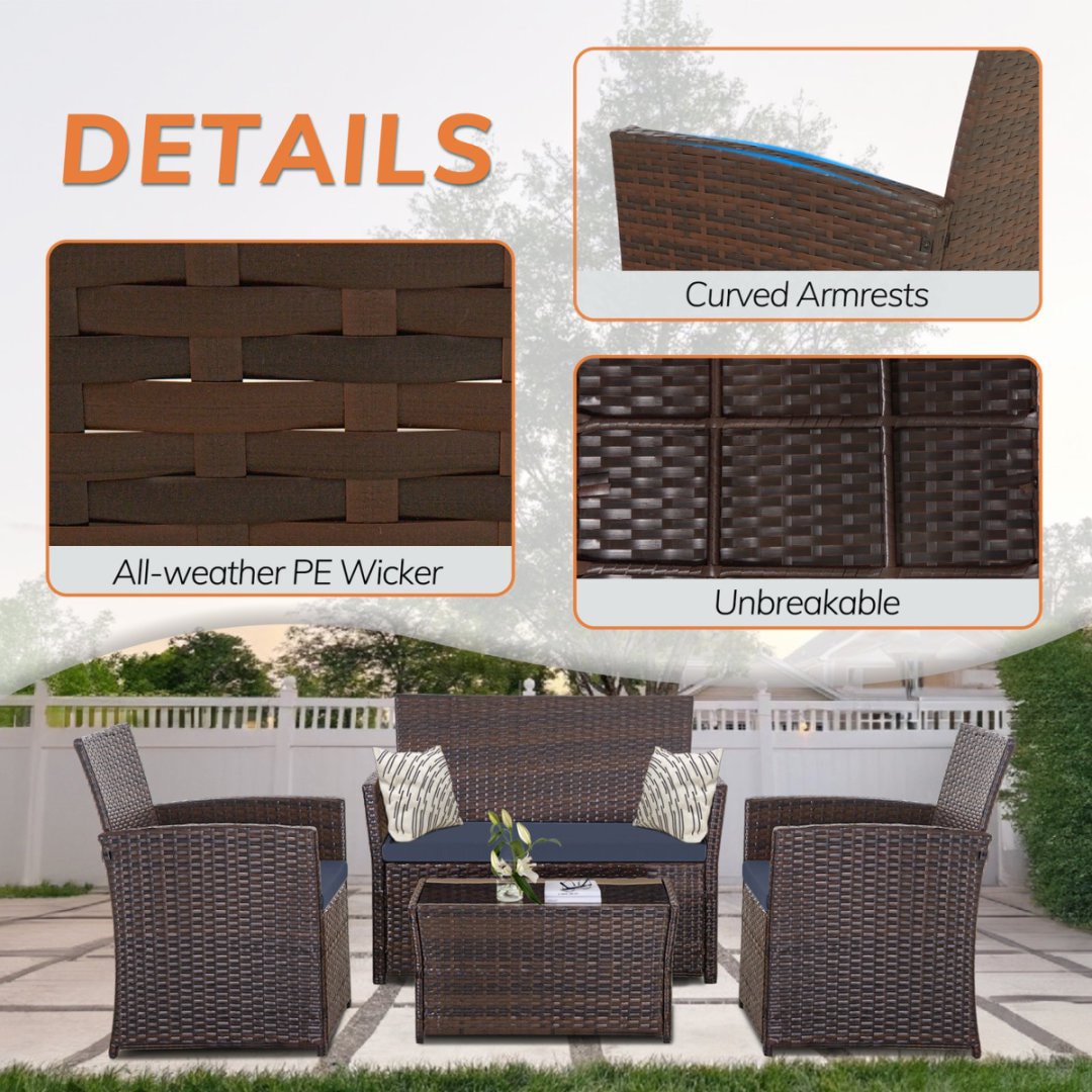 EarlGrove LS-SJT002BRBL Patio-Conversation-Sets - View #5