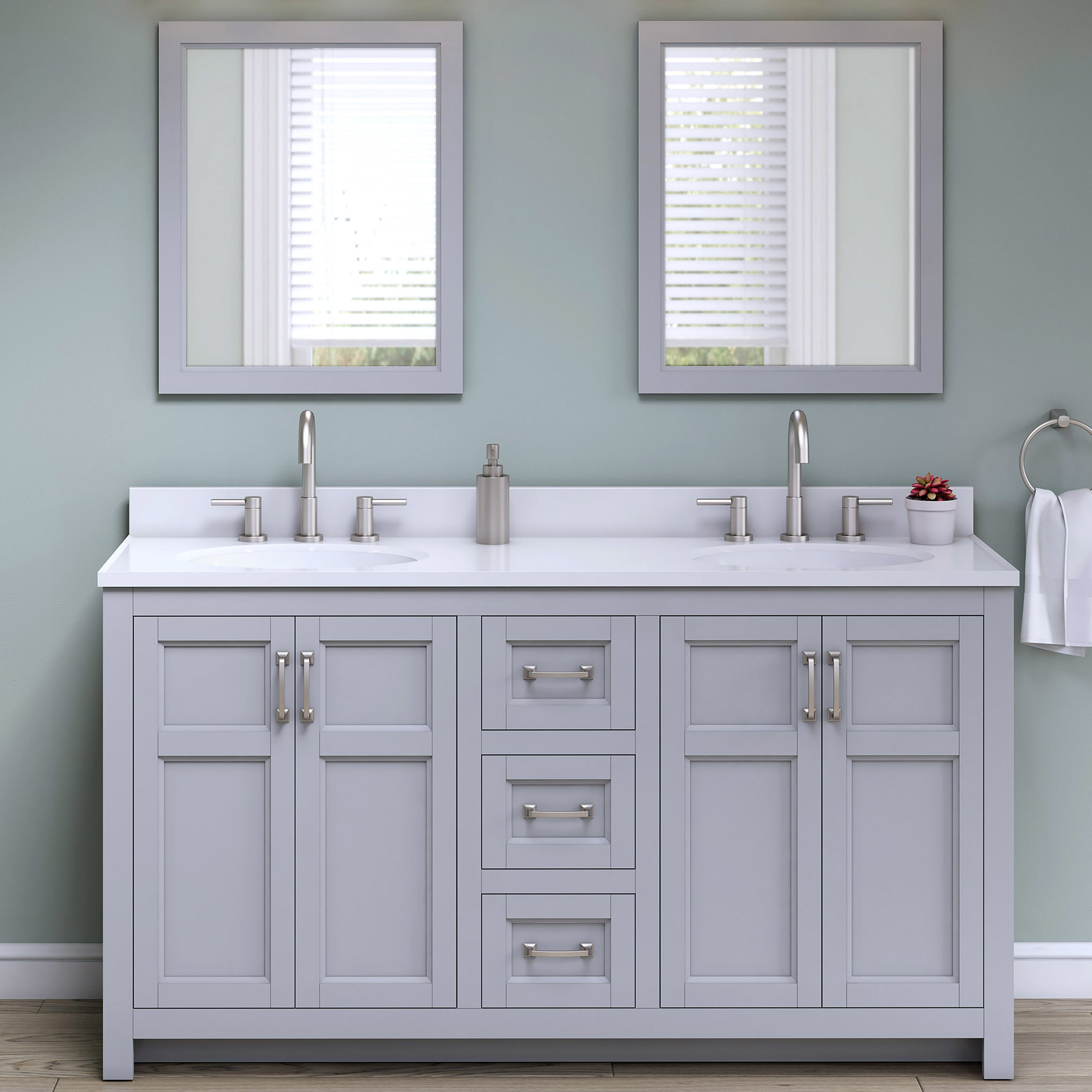 2 sink vanity deals lowes