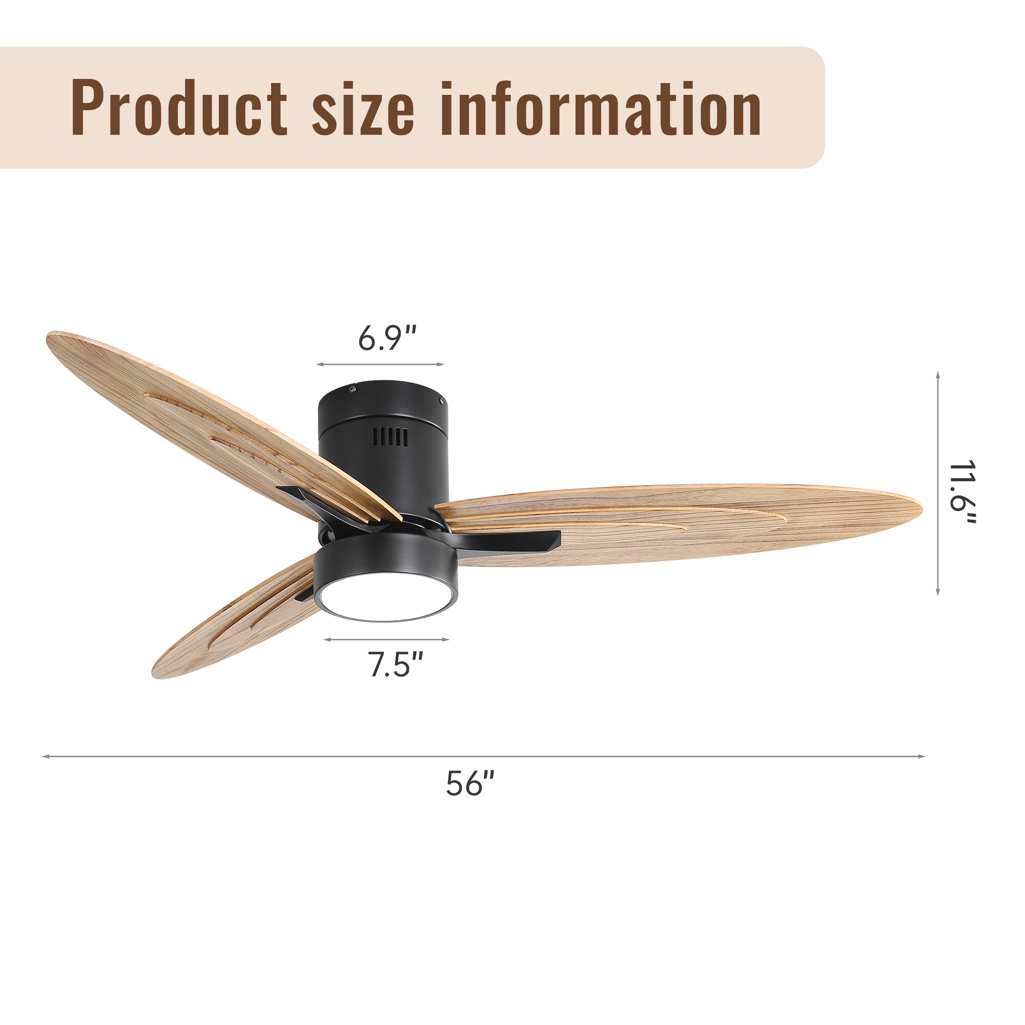 Sofucor YY-56K015-BK-THHHT Ceiling-Fans - View #8