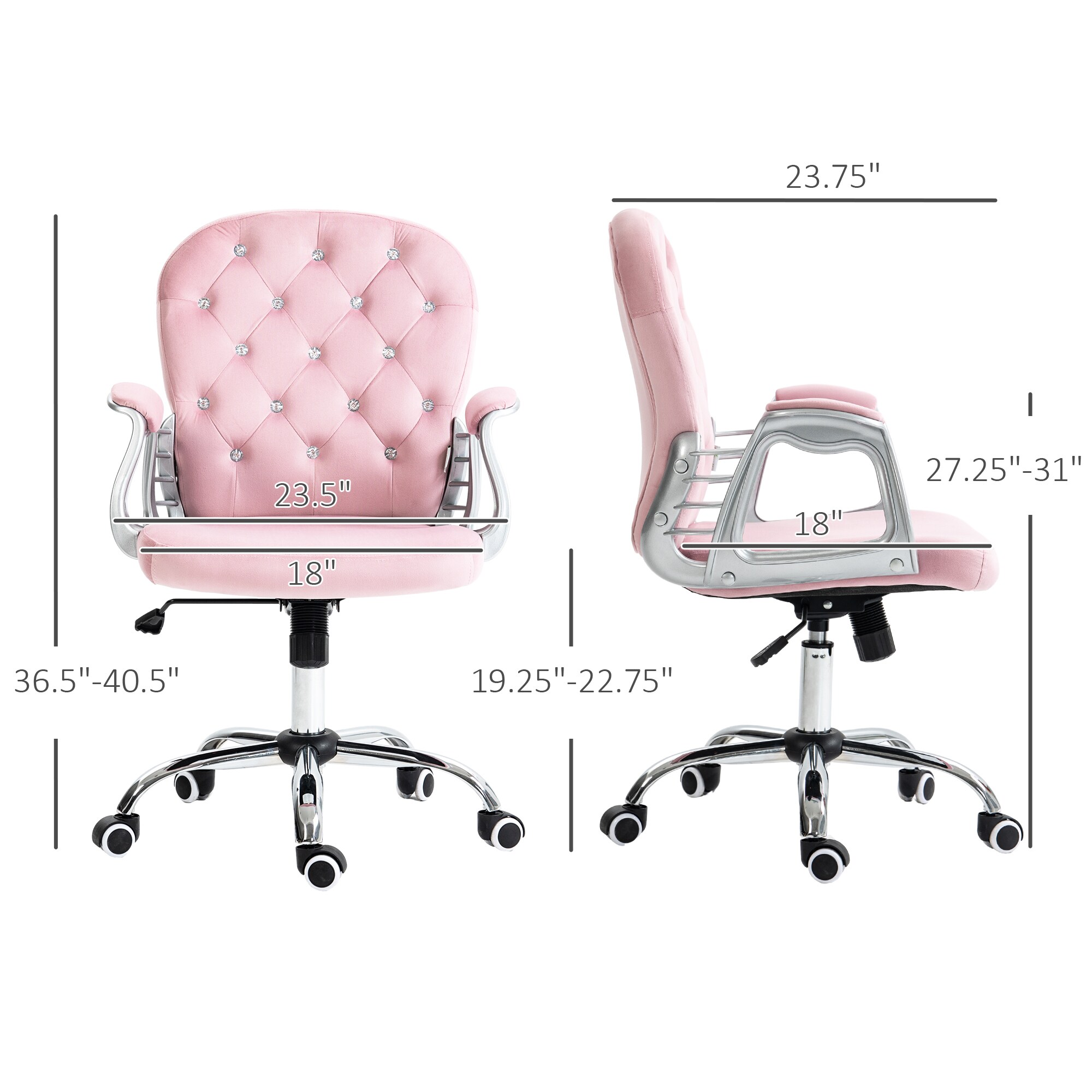Vinsetto 921-169V80PK Office-Chairs - View #3