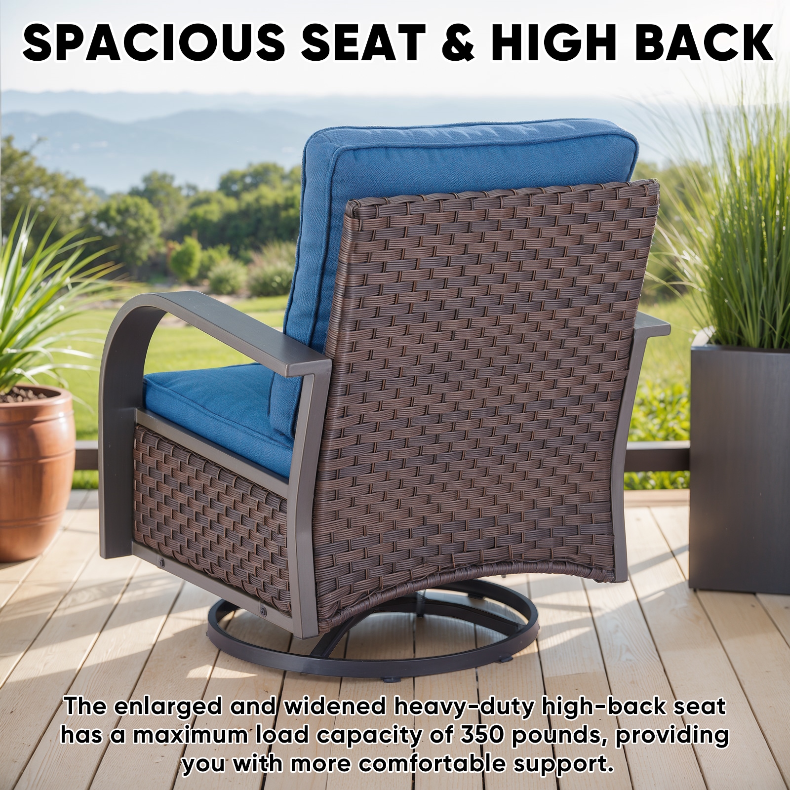 Jeehope PATZB2020001BR-1 Patio-Conversation-Sets - View #4