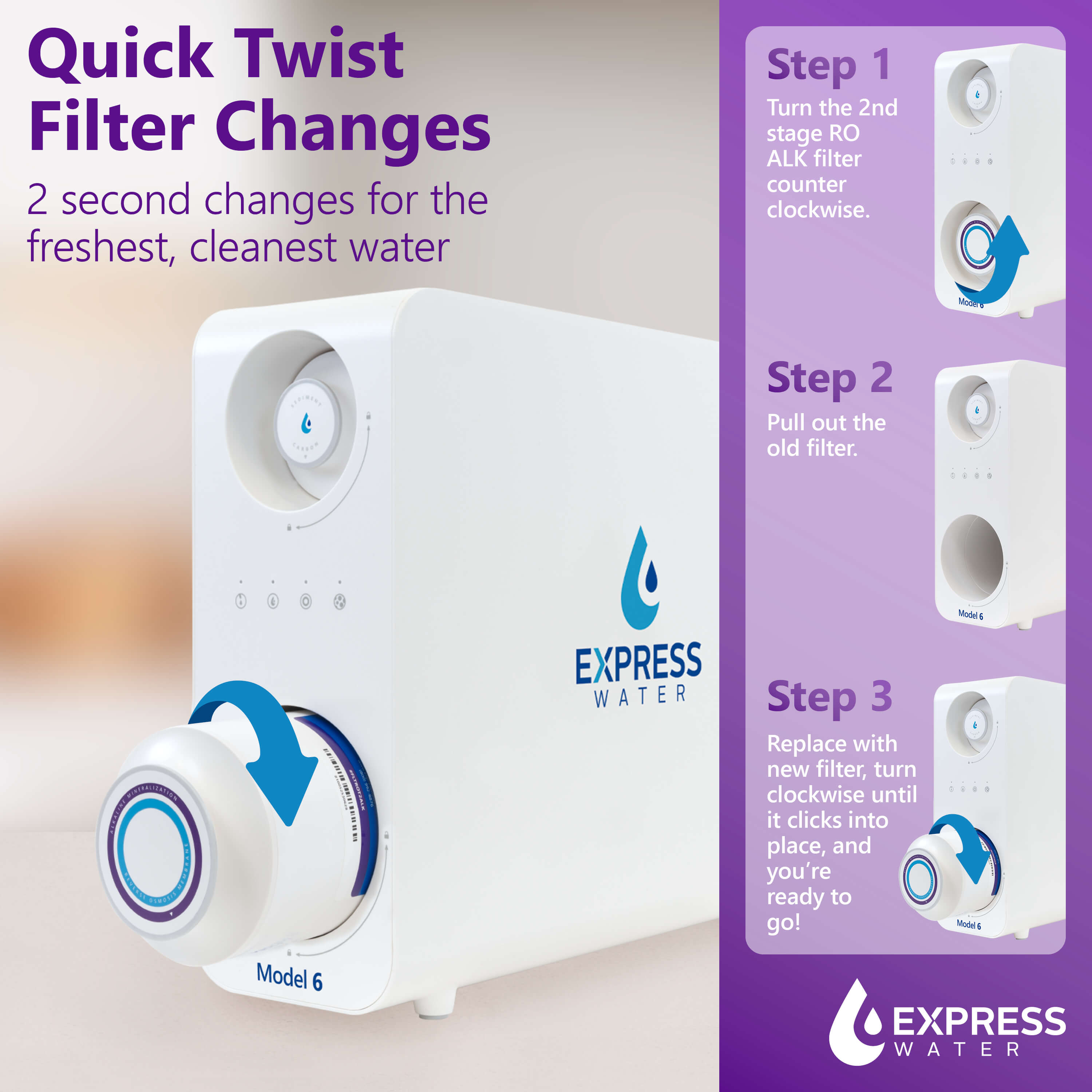 Express Water FLTROT2ALK Replacement-Water-Filters-Cartridges - View #3