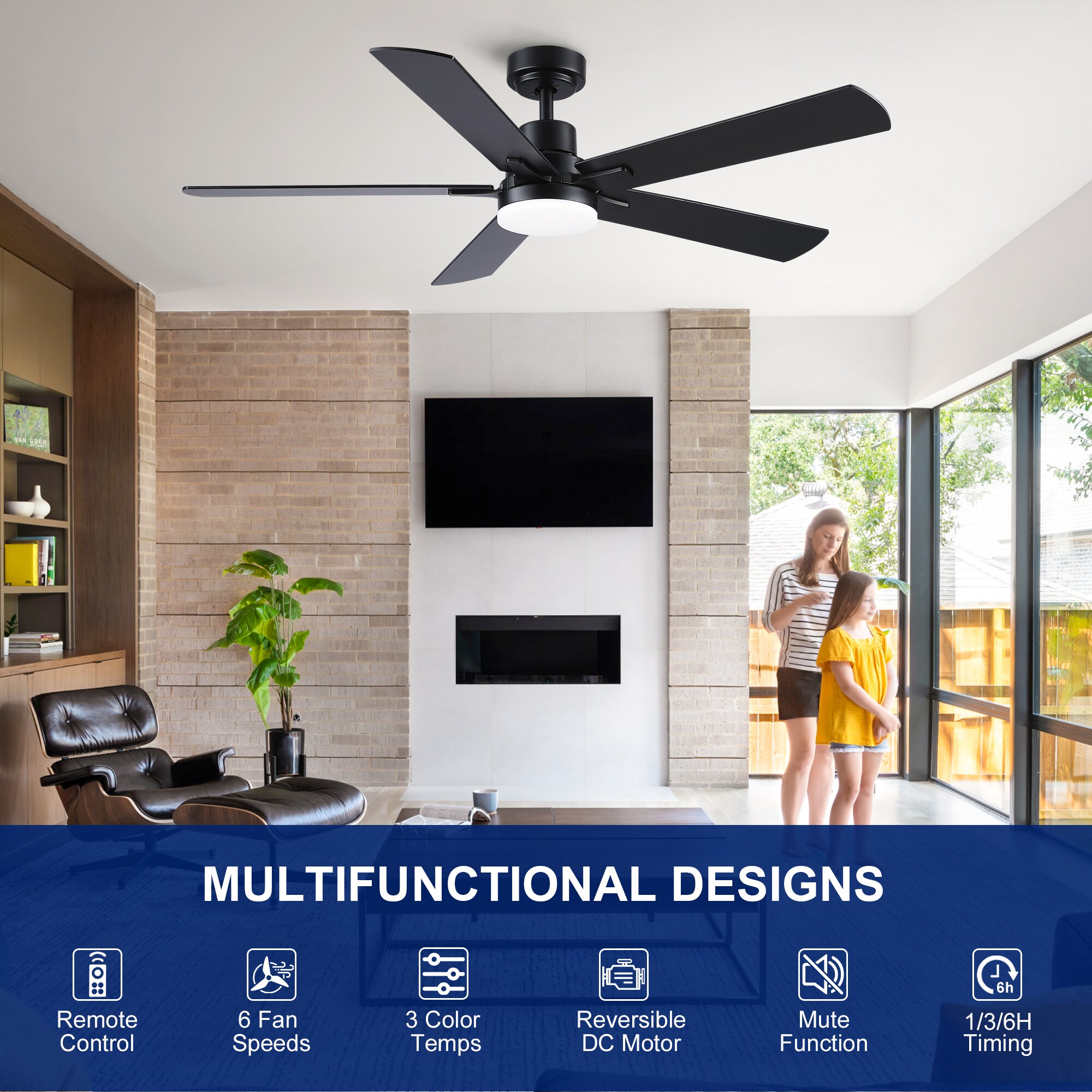 YUHAO LSDY1170ABK52 Ceiling-Fans - View #10
