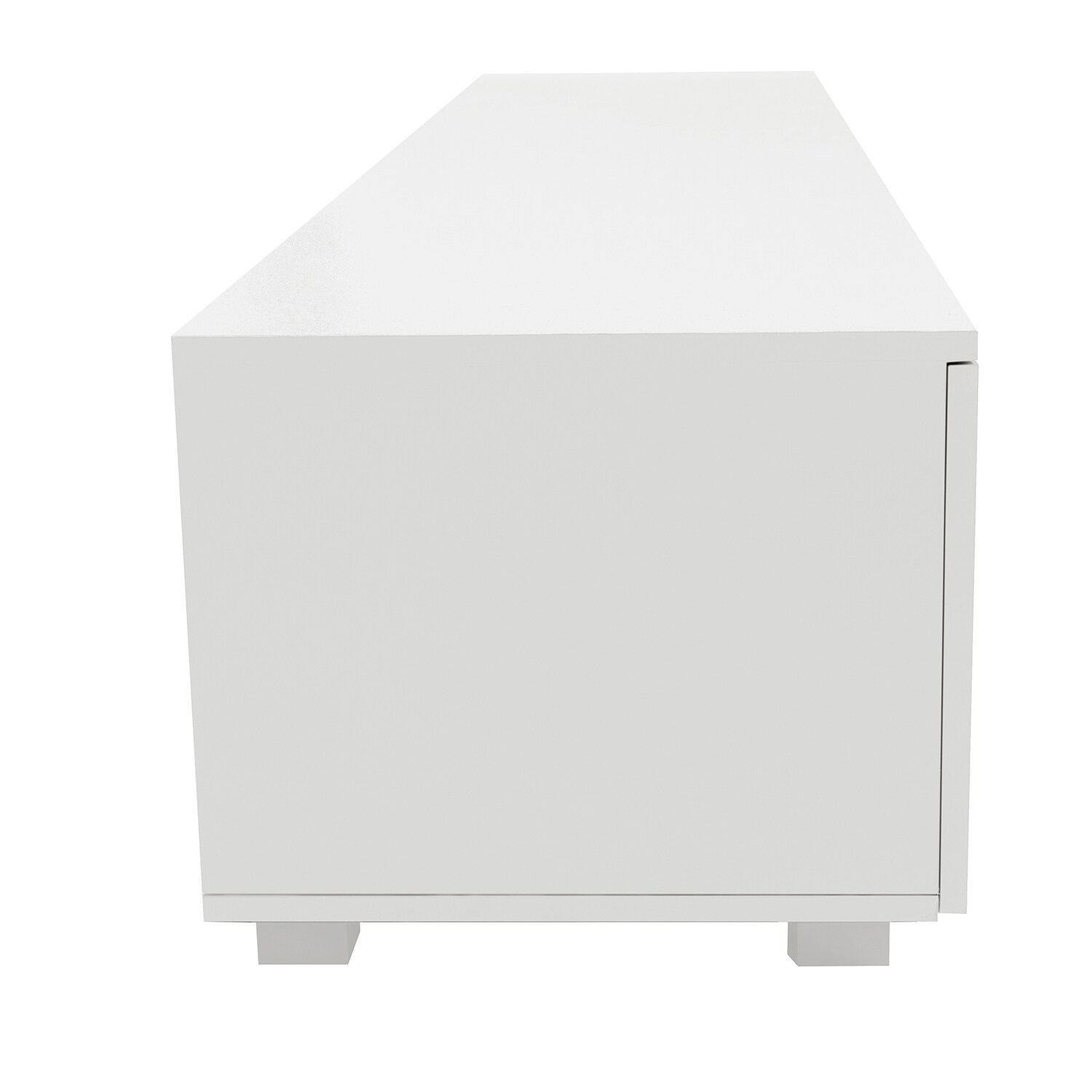 SINOFURN Modern/Contemporary White Tv Stand (Accommodates TVs up to 70 ...