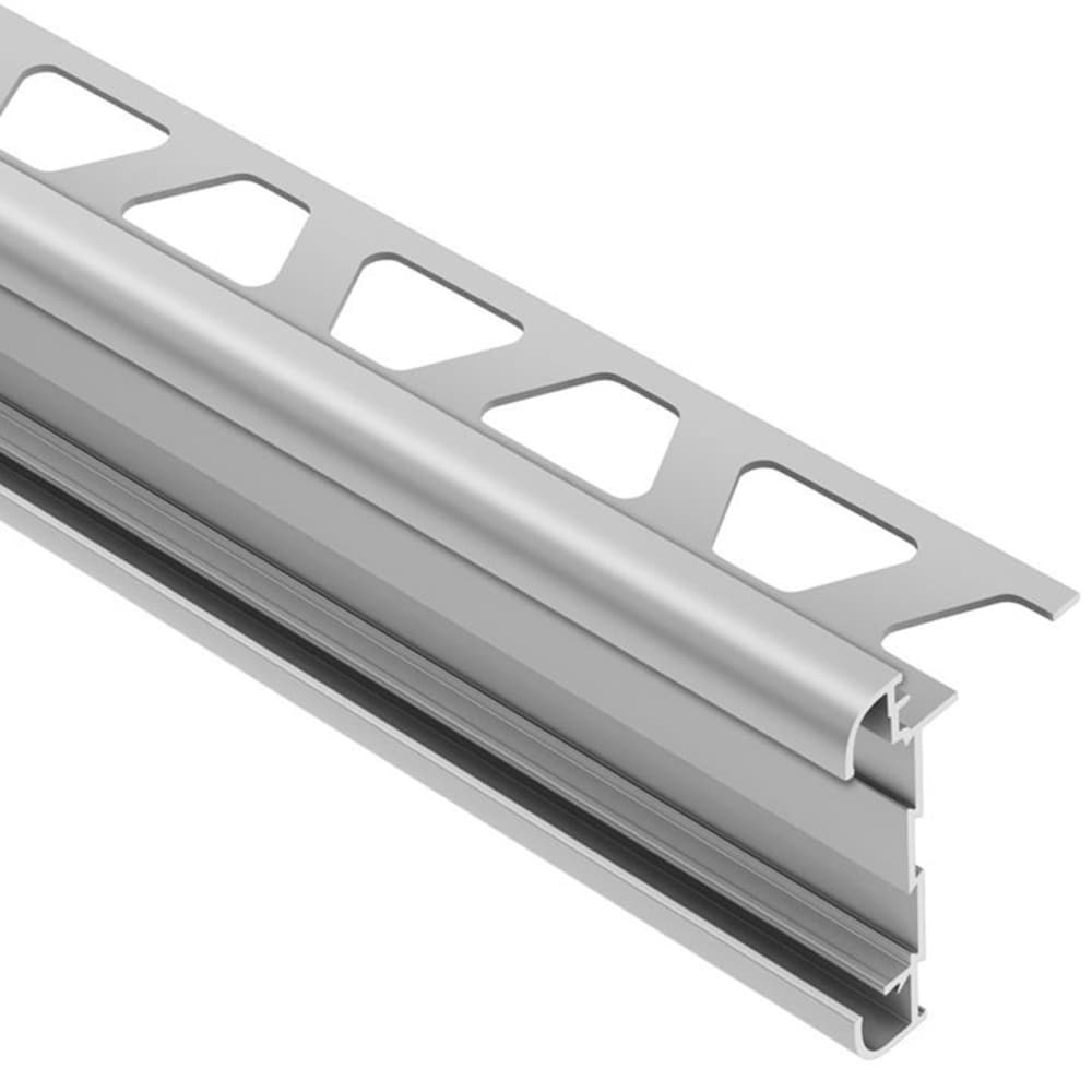 Schluter Systems RC80AE39 Rondec-CT 0.313-in W x 98.5-in L Satin anodized aluminum Aluminum Tile Edge Trim