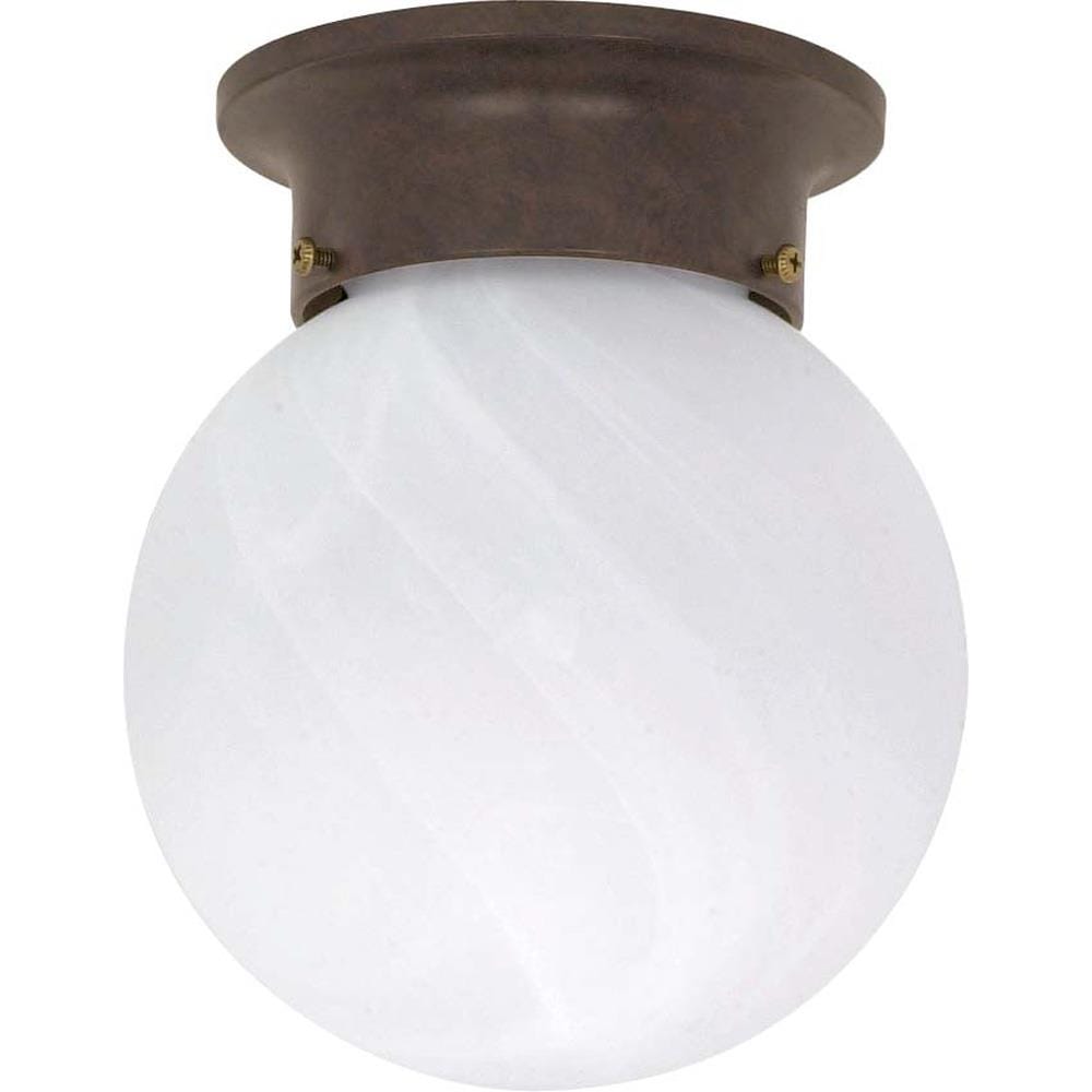  LW259 1-Light 1-in Old Bronze Semi-flush Mount Light