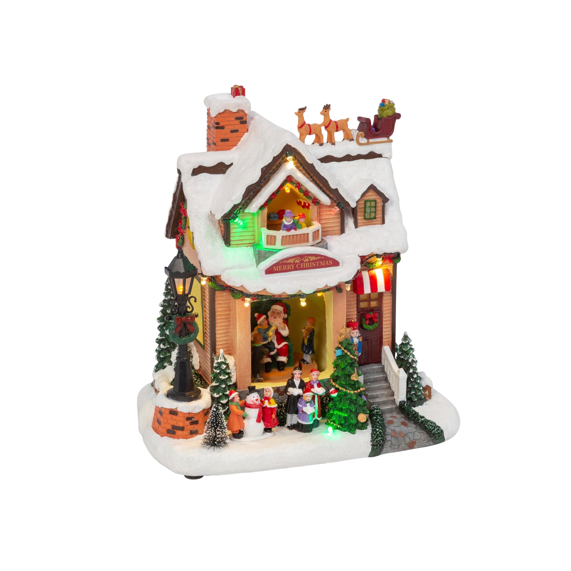  OFFSCH Christmas Glowing House Christmas Lighted Mini House Led  Christmas Hangings Xmas Light up Village Woodsy Decor Xmas House Village  Shine Mother Resin Gingerbread House : Home & Kitchen
