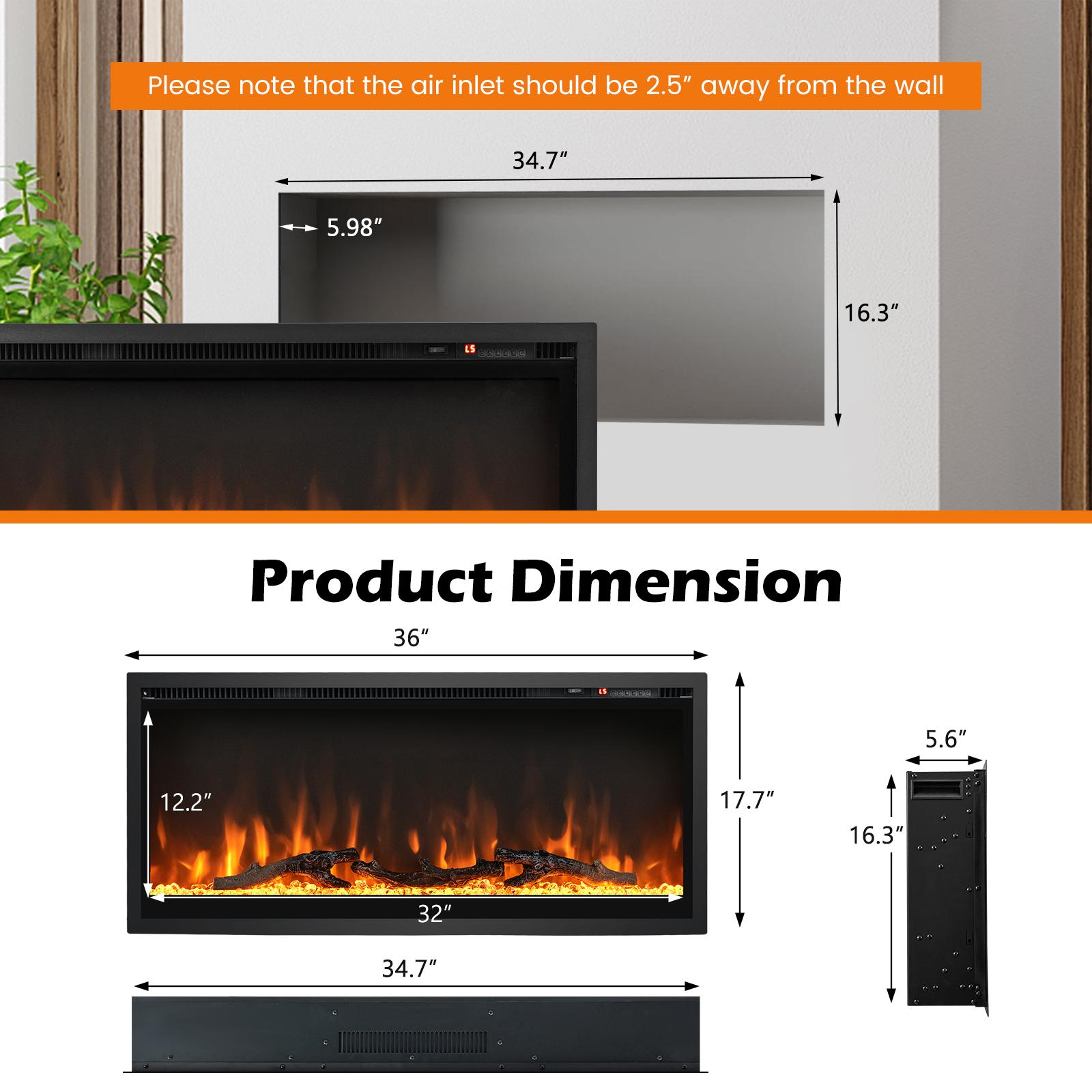 BABOOM BOM-30US-36-CO Electric-Fireplaces - View #2