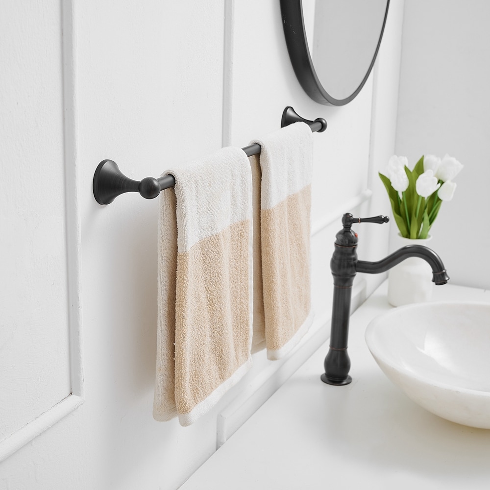 BWE 4-Piece Oil Rubbed Bronze Decorative Bathroom Hardware Set with ...