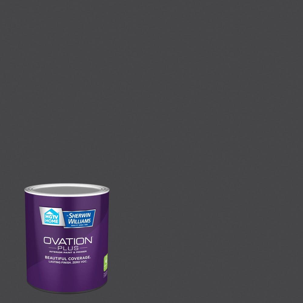 HGTV HOME by Sherwin-Williams 4005-2C-2557209 Ovation Plus Semi-gloss Muskeg Grey 4005-2C Latex Interior Paint Paint + Primer ( 1-quart )