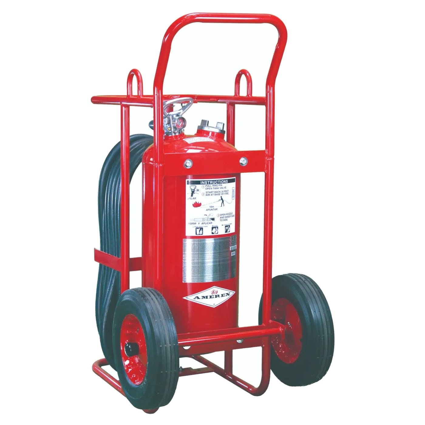 Amerex 125lb Purple K Stored Pressure Wheeled Model 490 #490