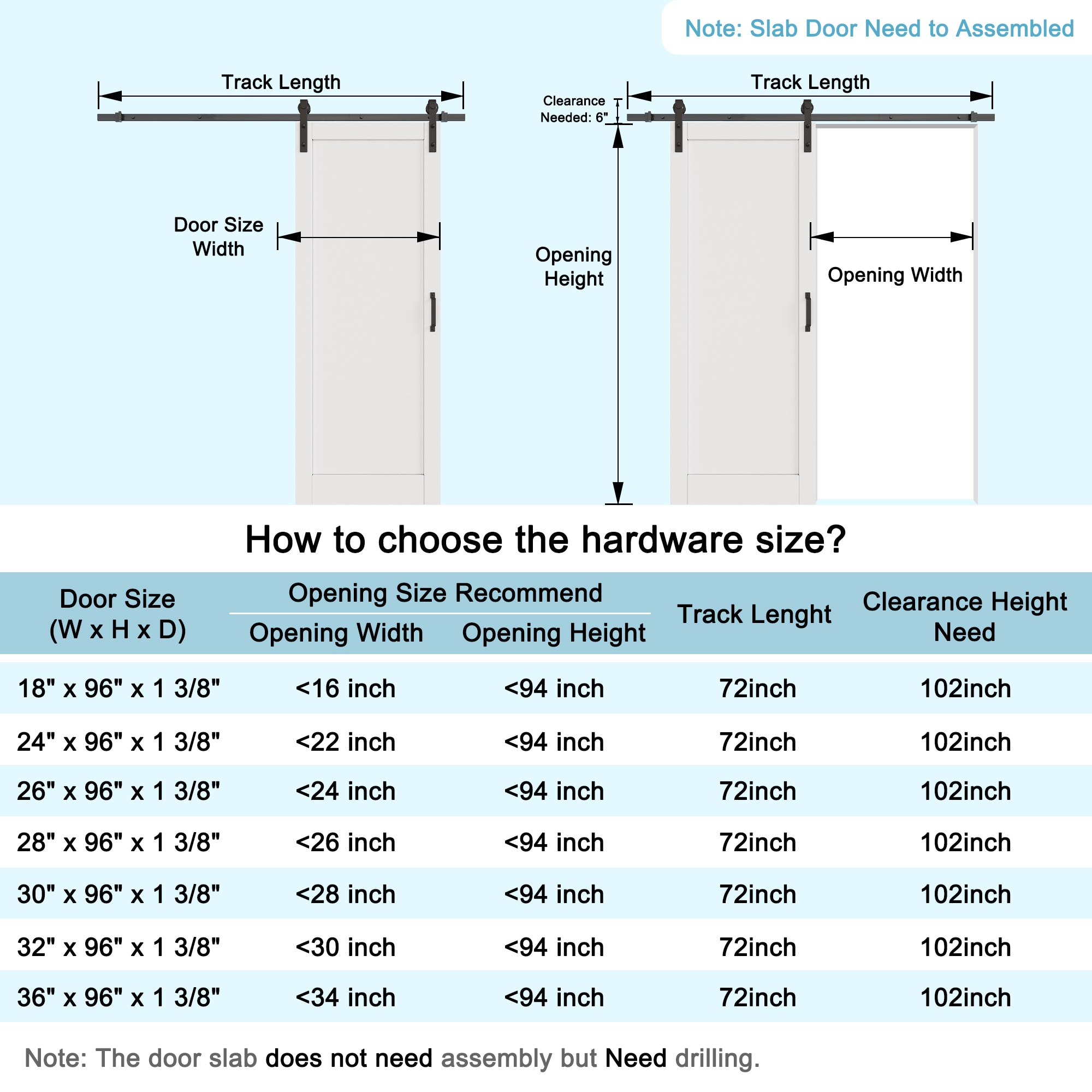 JUJUBON IN-BDYGXB9632-72 Barn-Doors - View #6