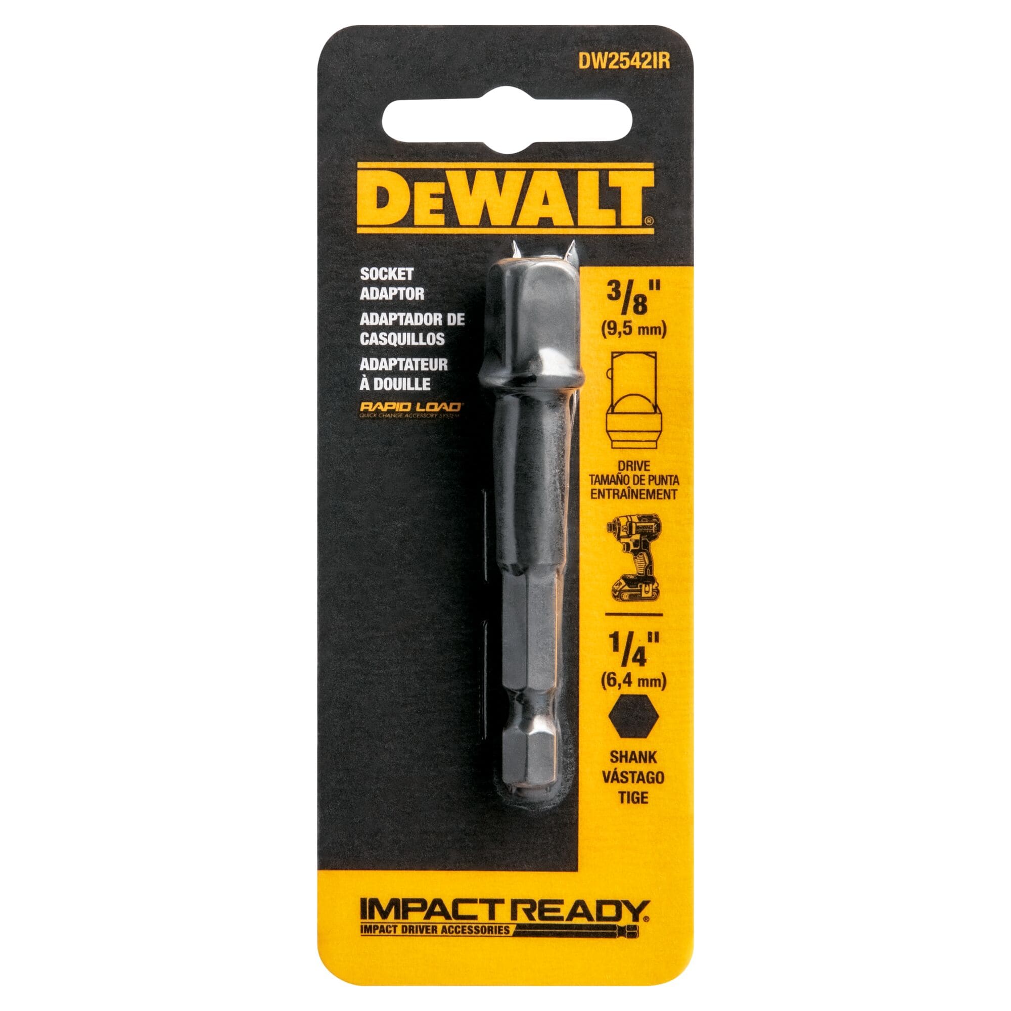 DW2542IR-Socket Adapter-DEWALT/BLACK & DECKER