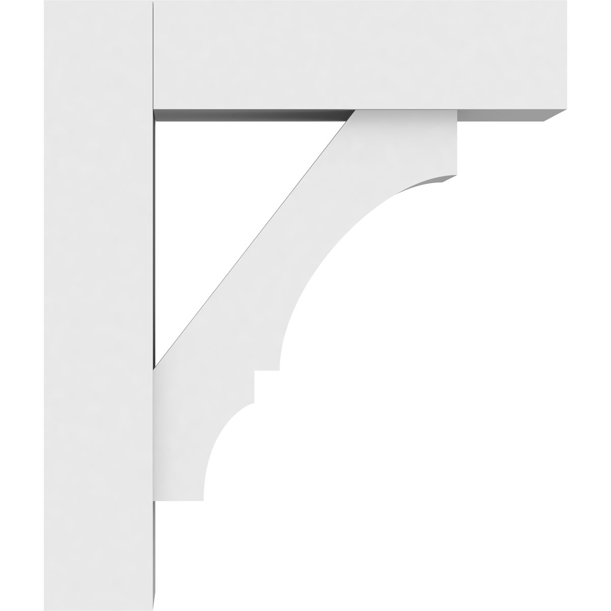 Ekena Millwork BKTP05X12X14BOA05 Exterior-Brackets-Braces - View #3